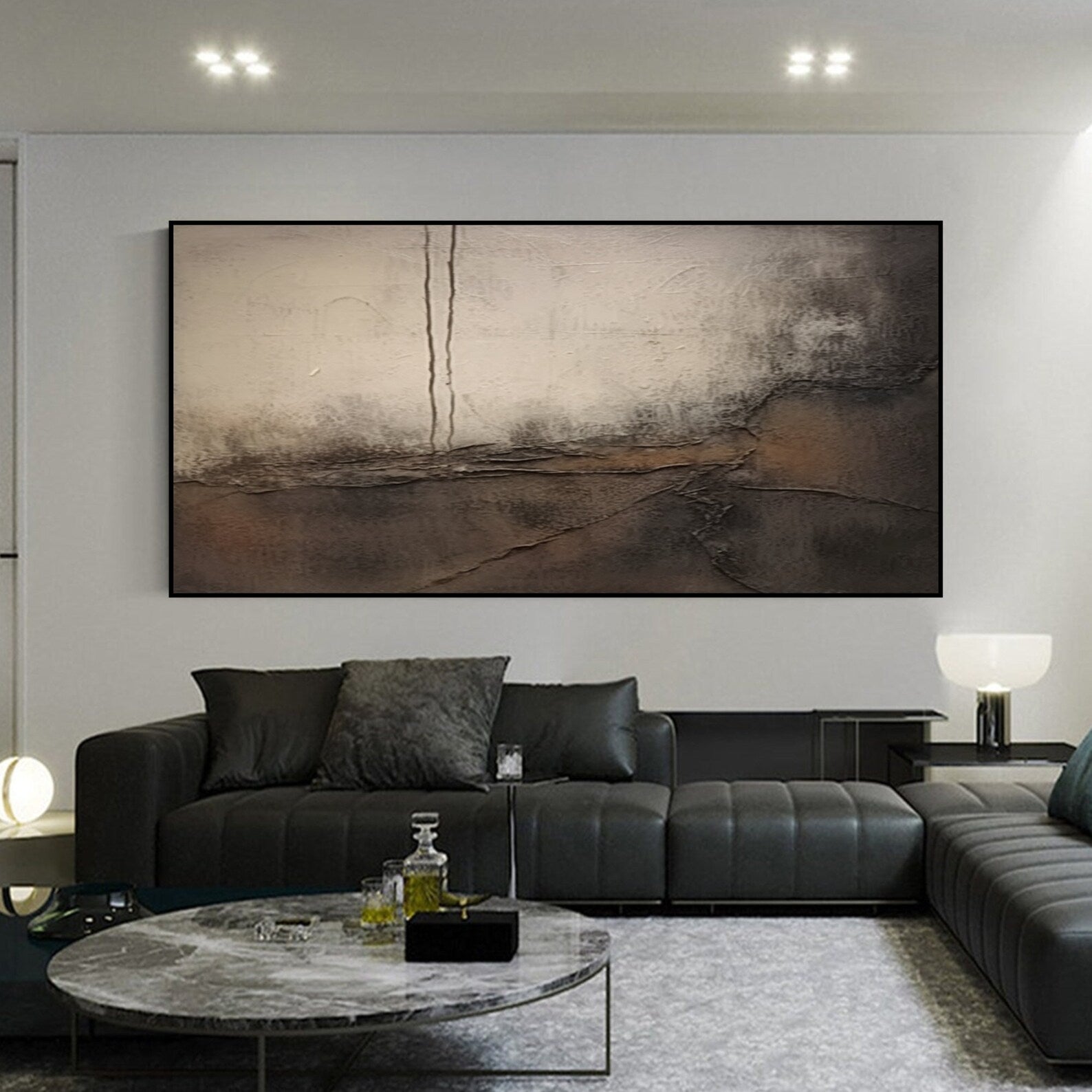 Textured Monochrome Abstract | Subtle Luxe