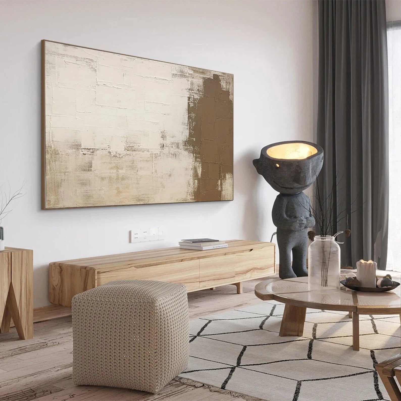 Textured Neutral Elegance | Beige Tone