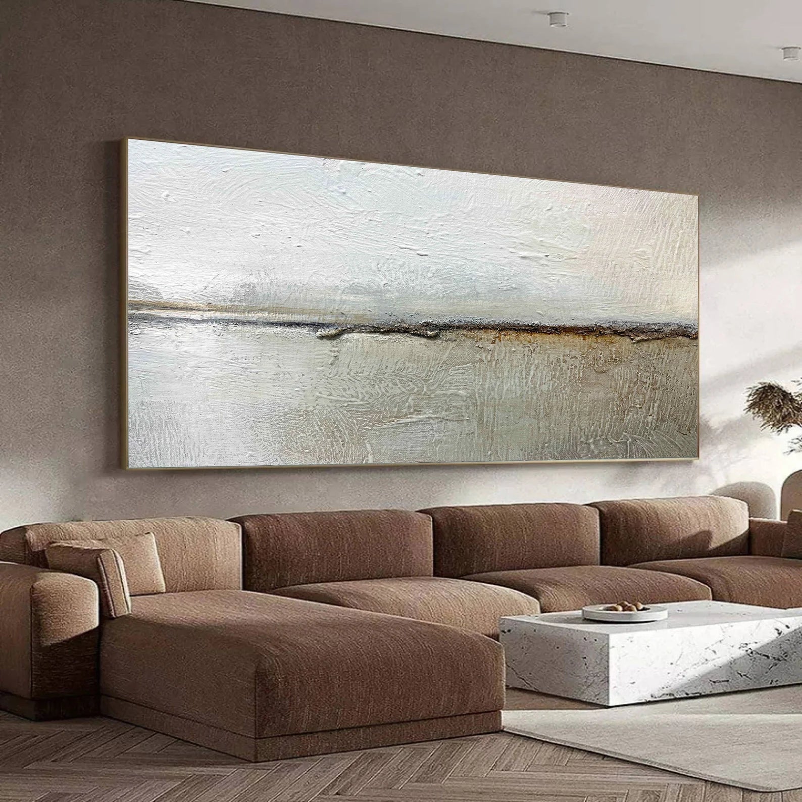 Textured Earthy Calm | Sage Beige