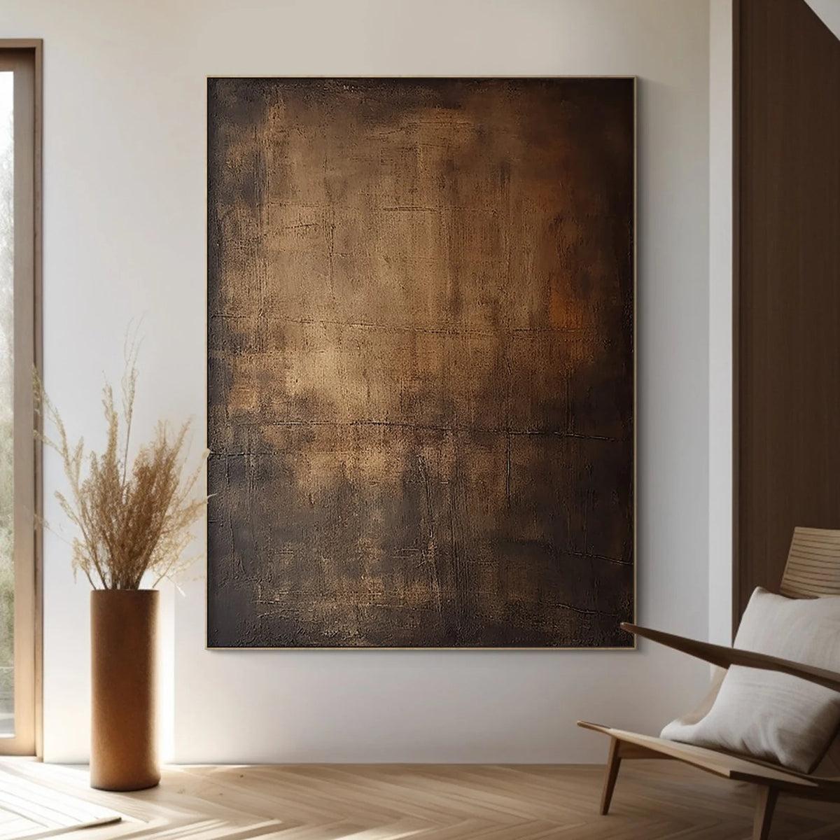 Textured Earthy Opulence | Brown Rhythm