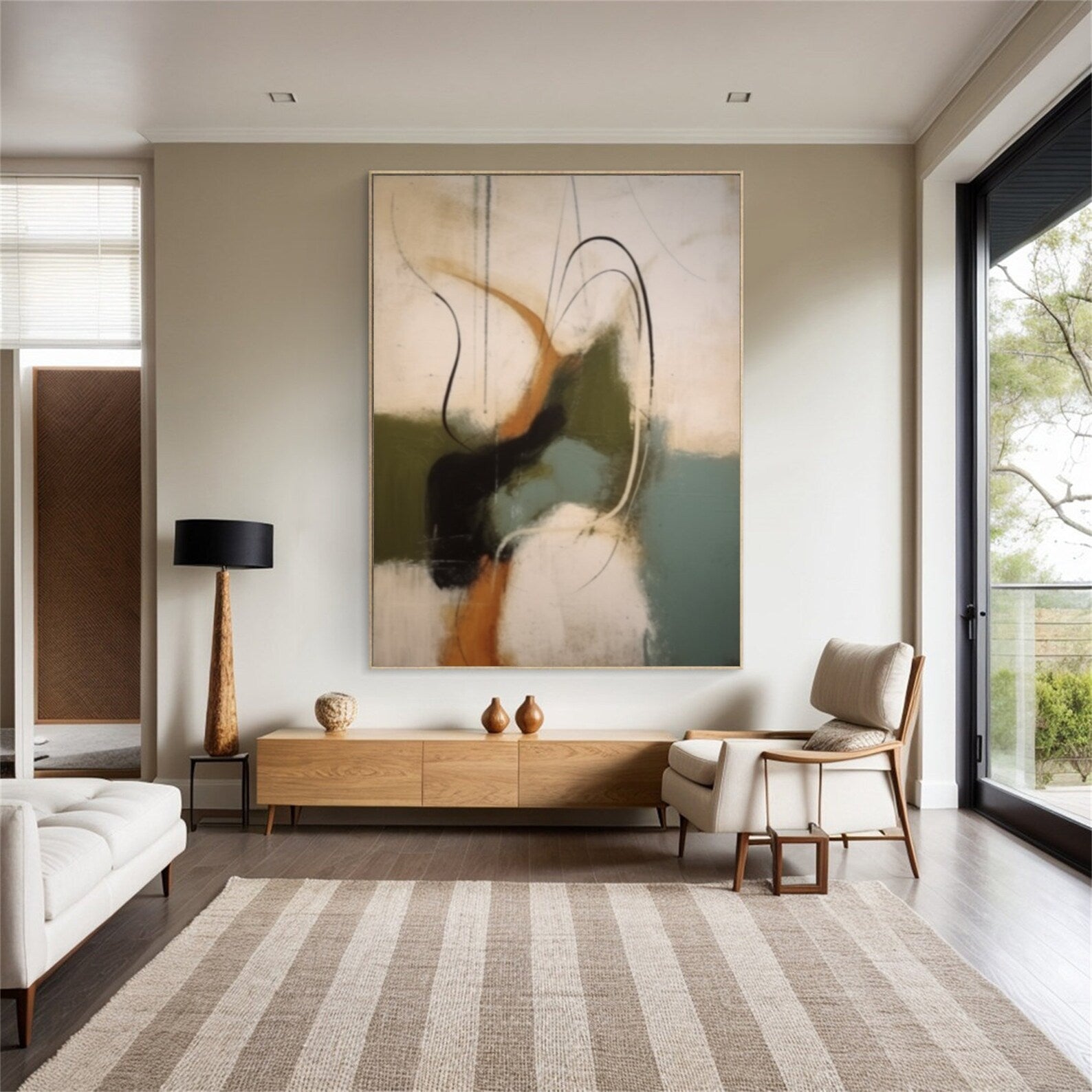 Textured Abstract Elegance | Earthy Hues