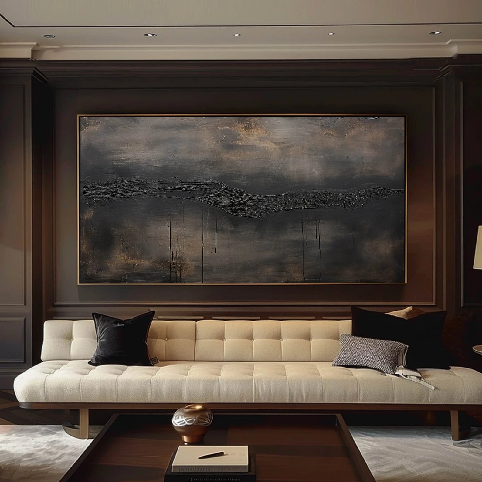 Abstract Luxe Art | Dark Rhythm