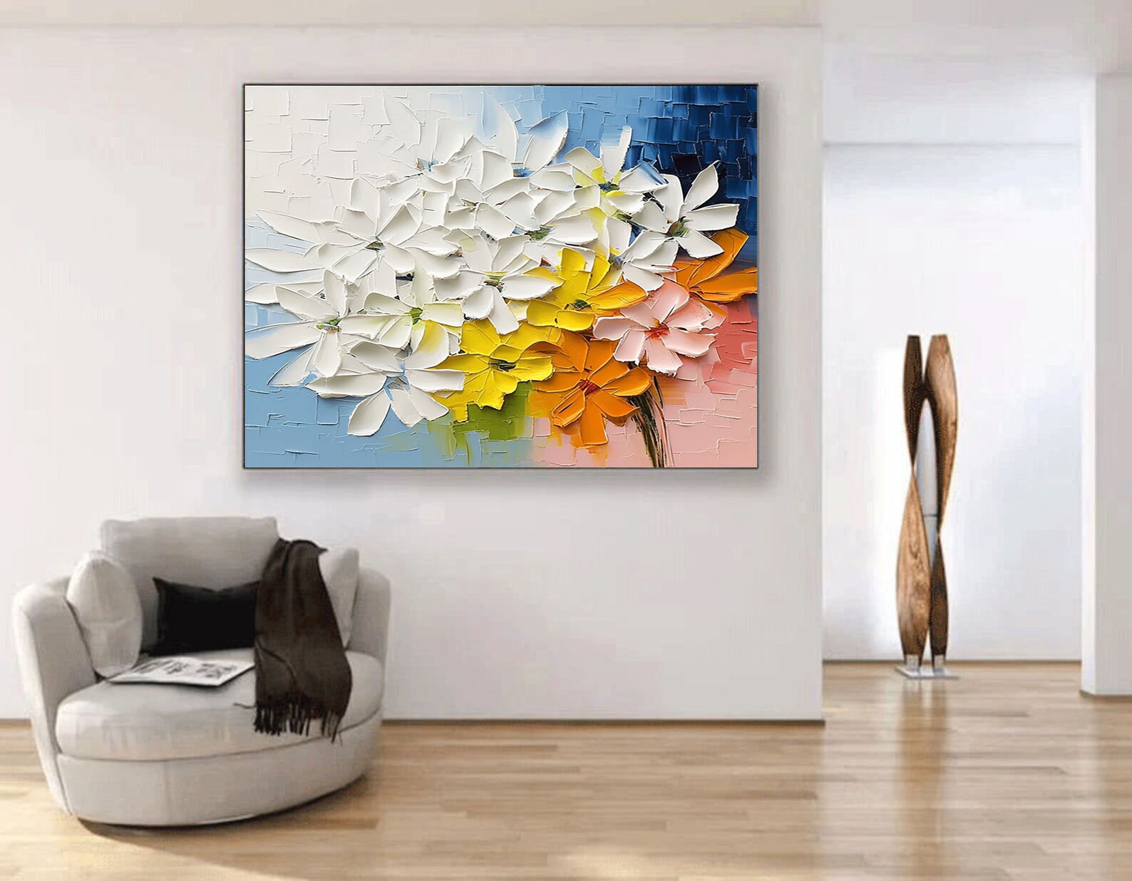 Textured Floral Vibrance | Multi Bloom