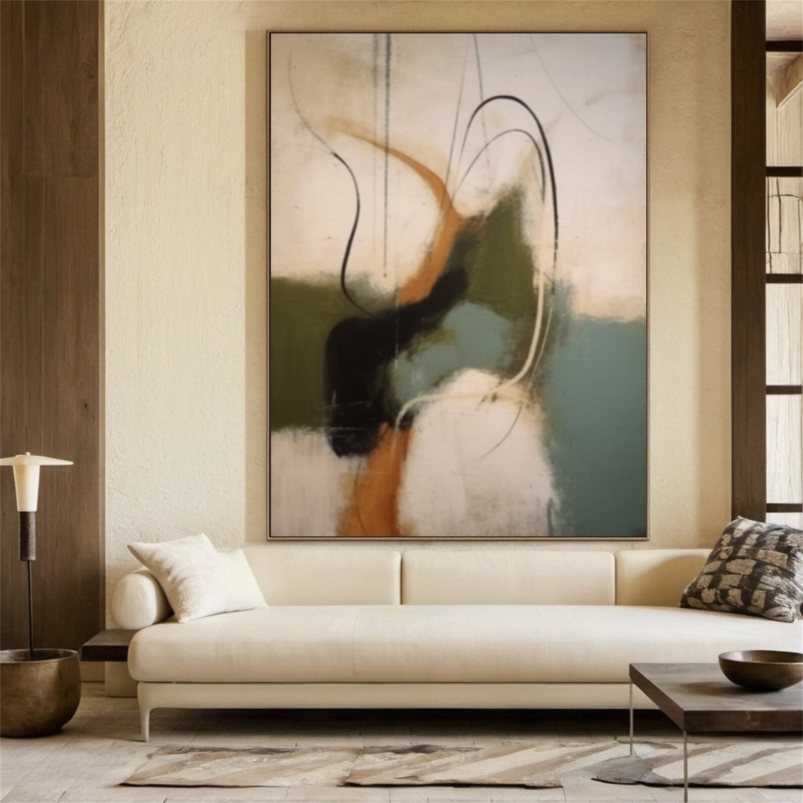 Textured Abstract Elegance | Earthy Hues