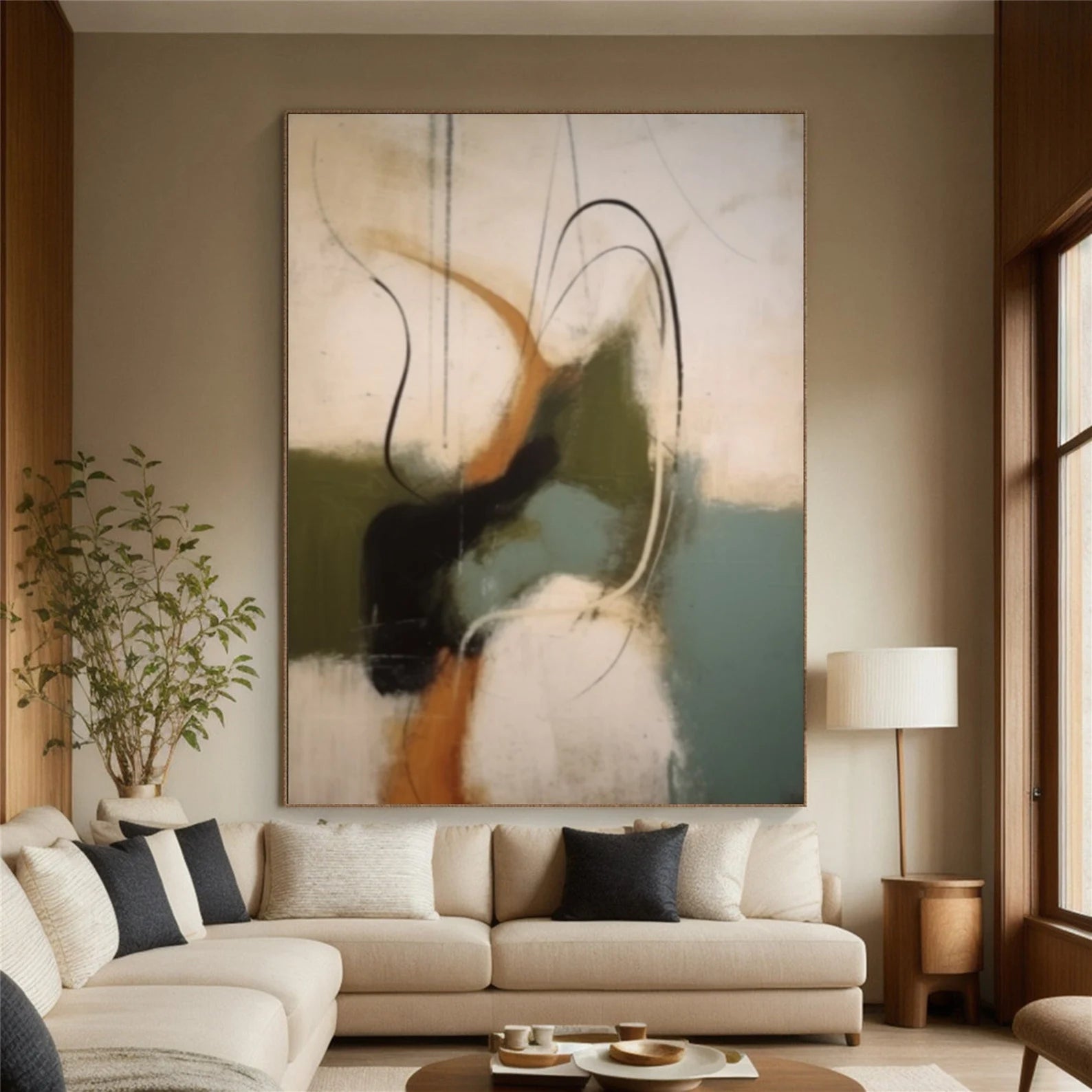 Textured Abstract Elegance | Earthy Hues