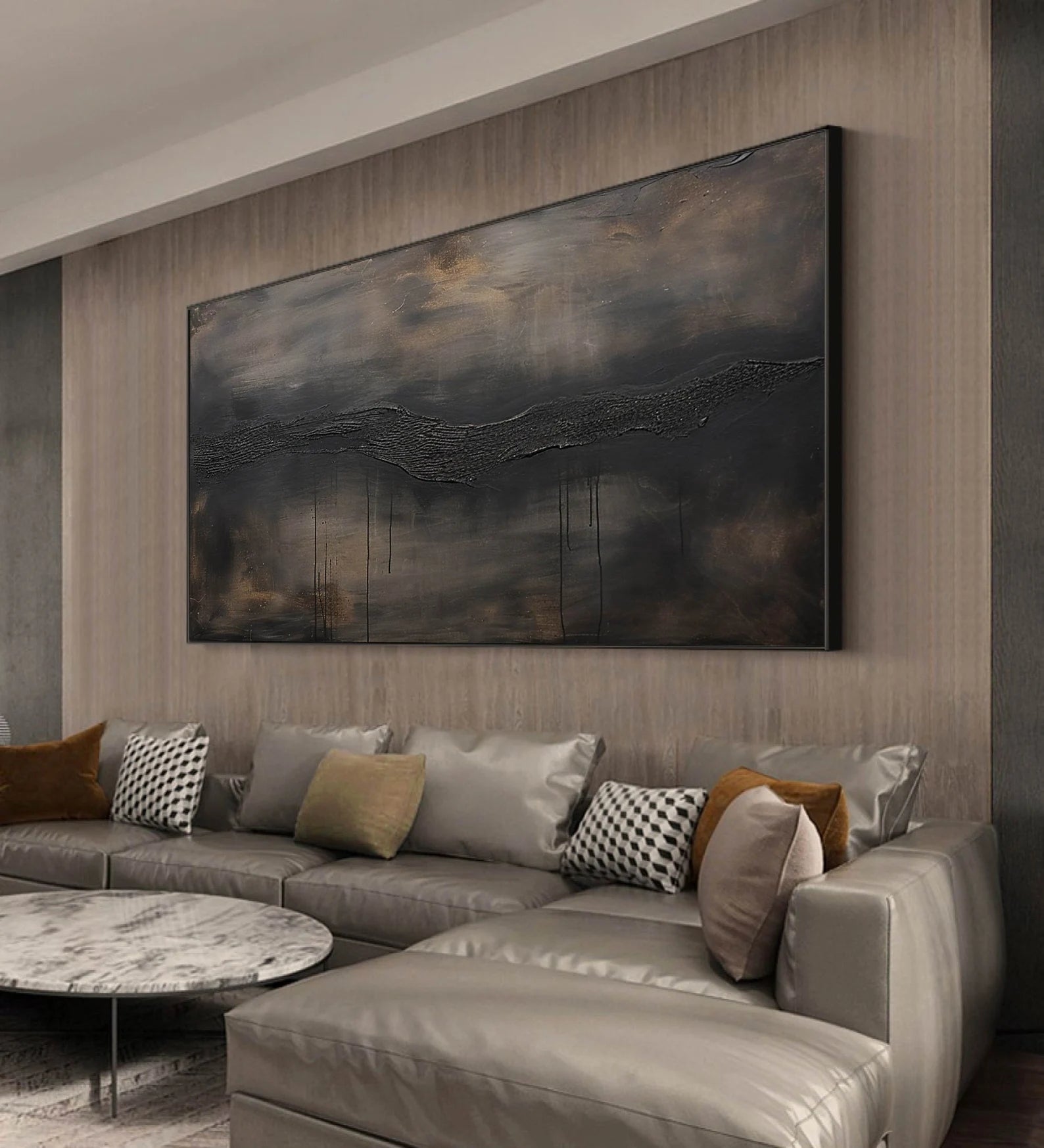 Abstract Luxe Art | Dark Rhythm