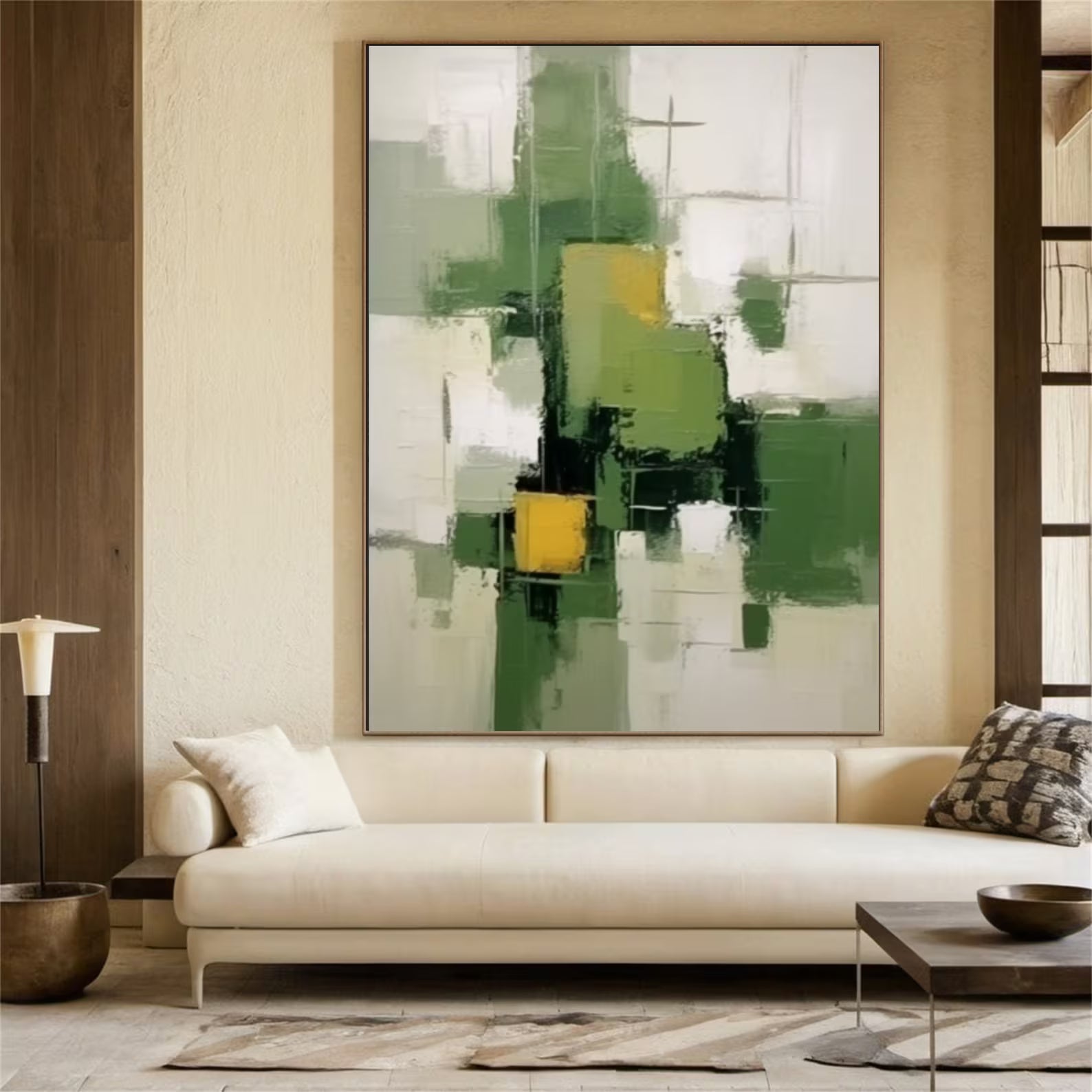 Textured Green Opulence | Nature Hues