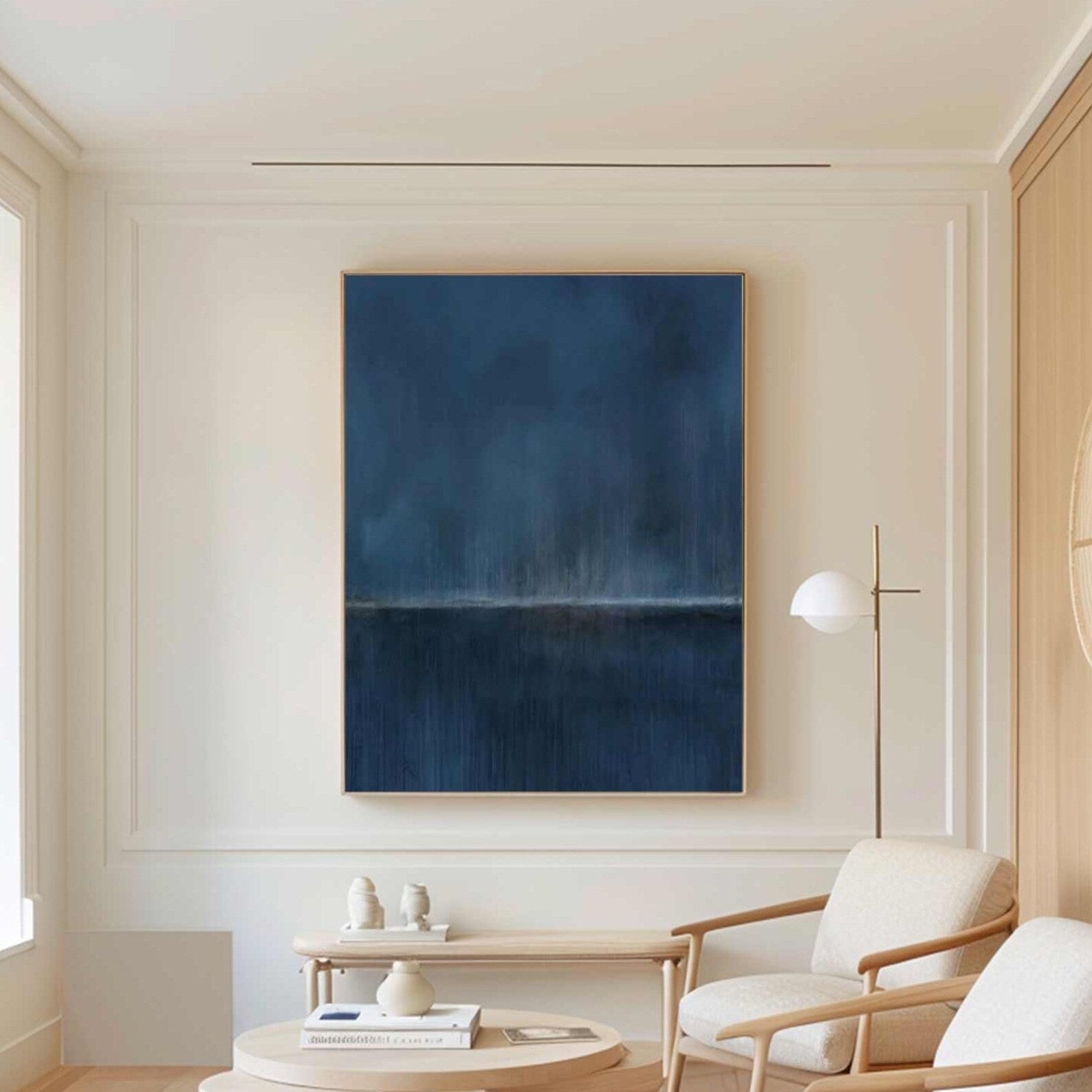 Textured Ocean Opulence | Blue Horizon