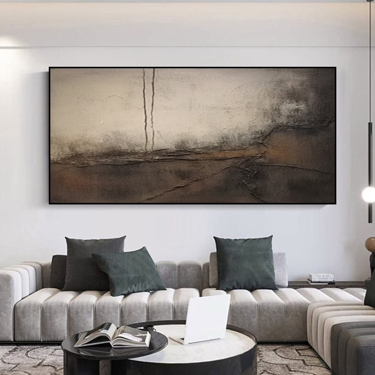 Textured Monochrome Abstract | Subtle Luxe