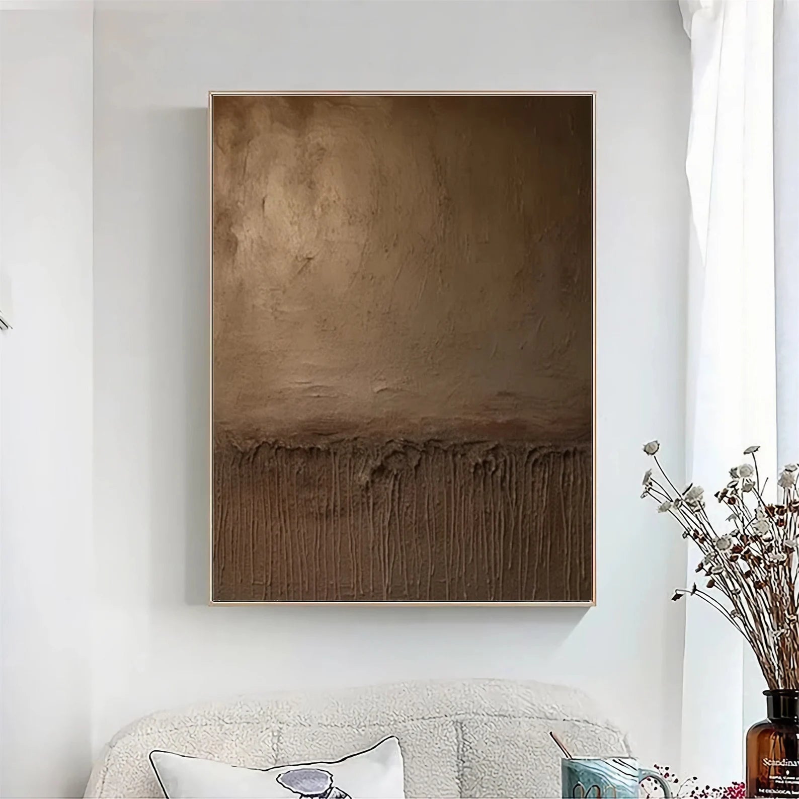 Textured Earthy Abstract | Warm Luxe