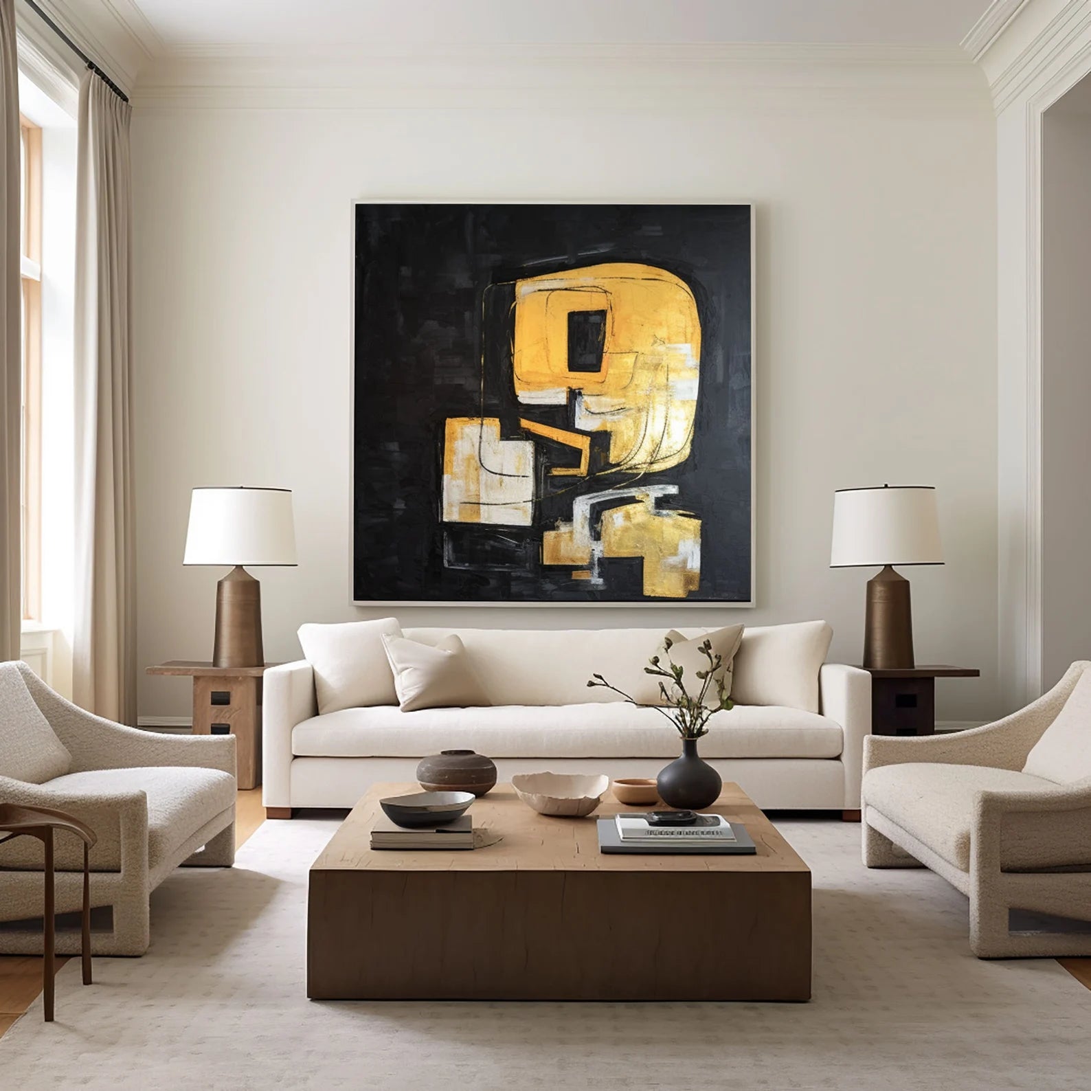 Textured Black Gold | Opulent Depth