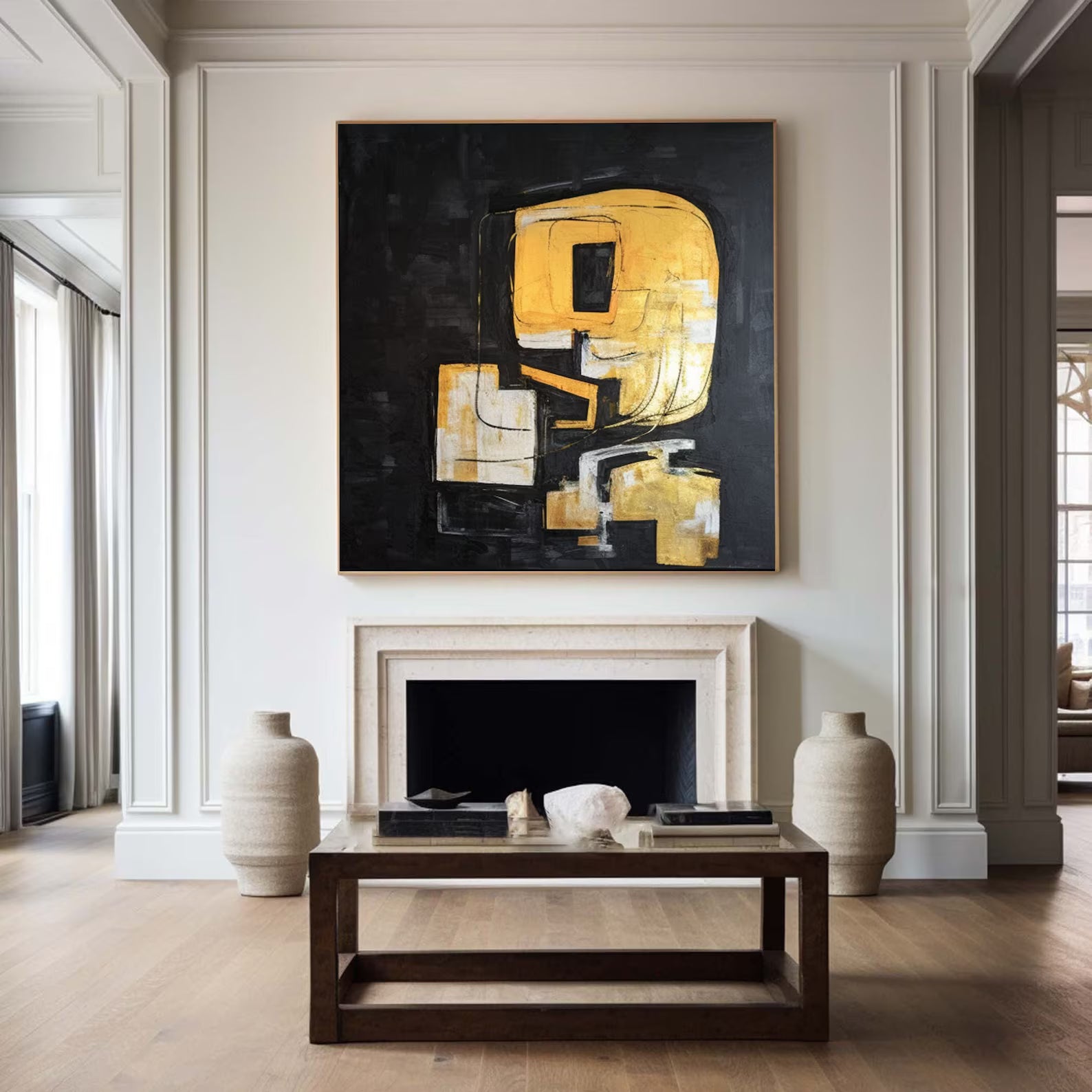 Textured Black Gold | Opulent Depth