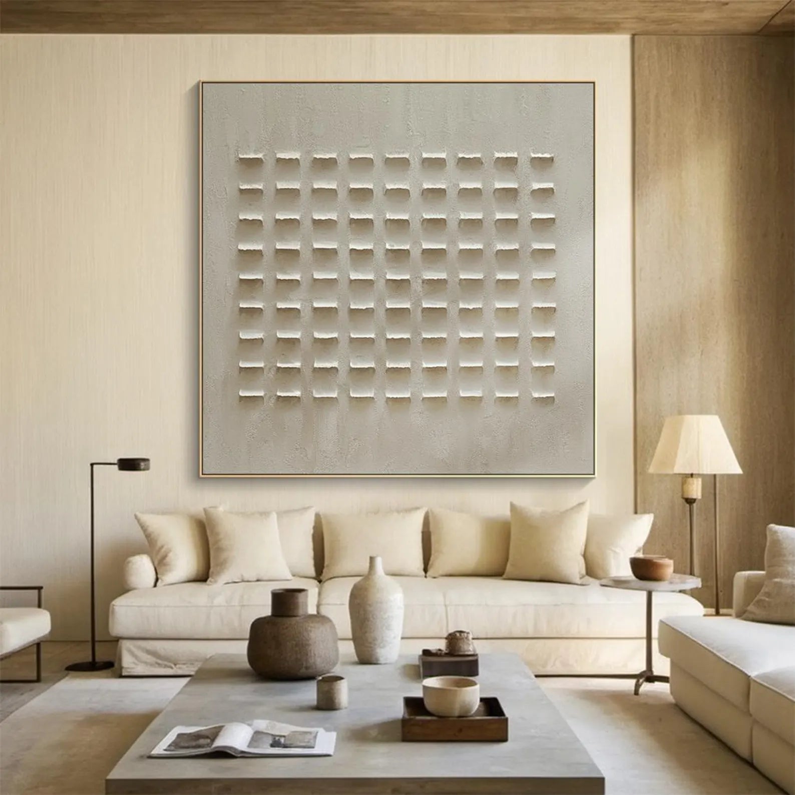 Textured Geometric Art  | Elevated Elegance