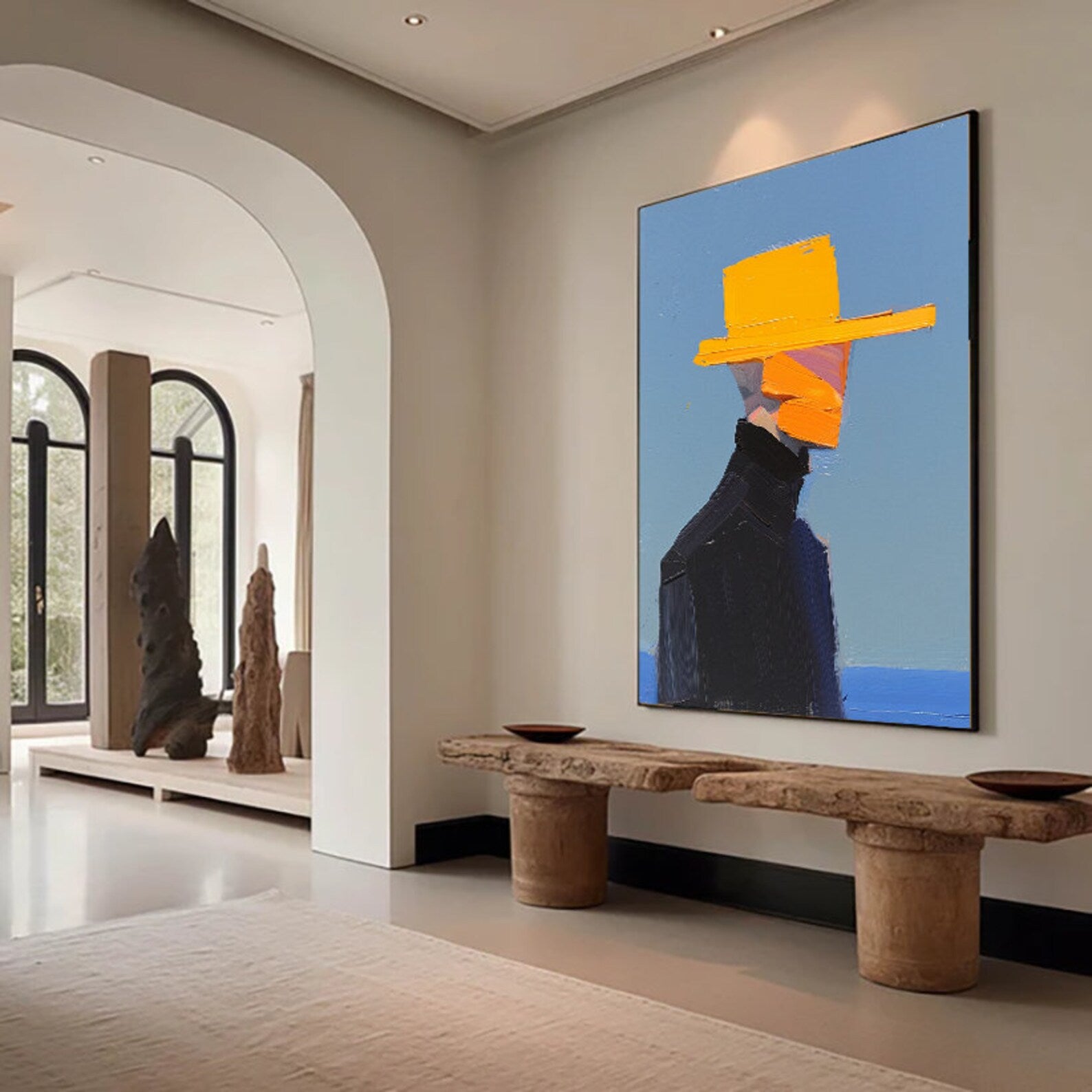 Bold Color Portrait Art | Modern Chic