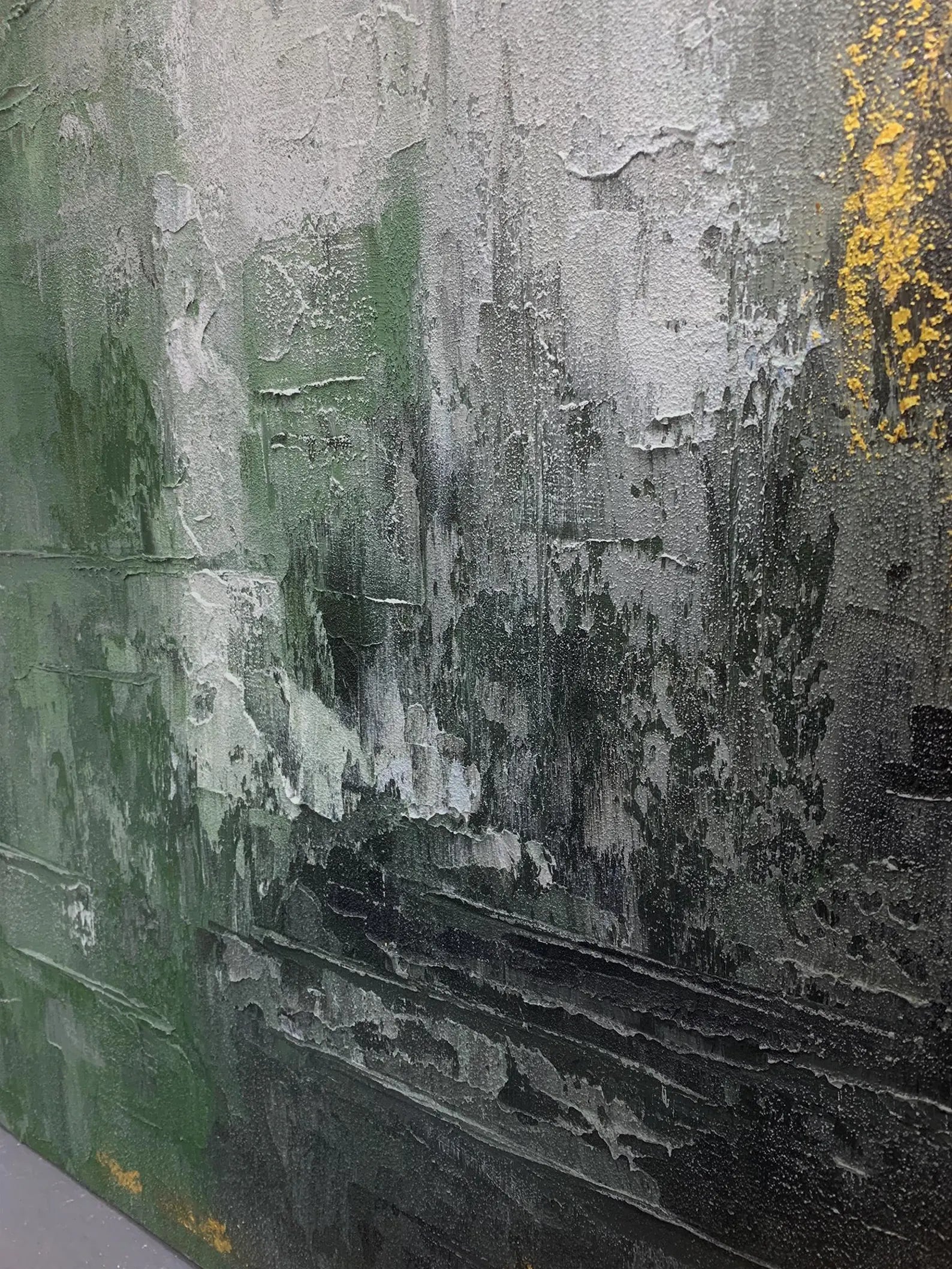 Earthy Green Abstract Art | Luxe Calm