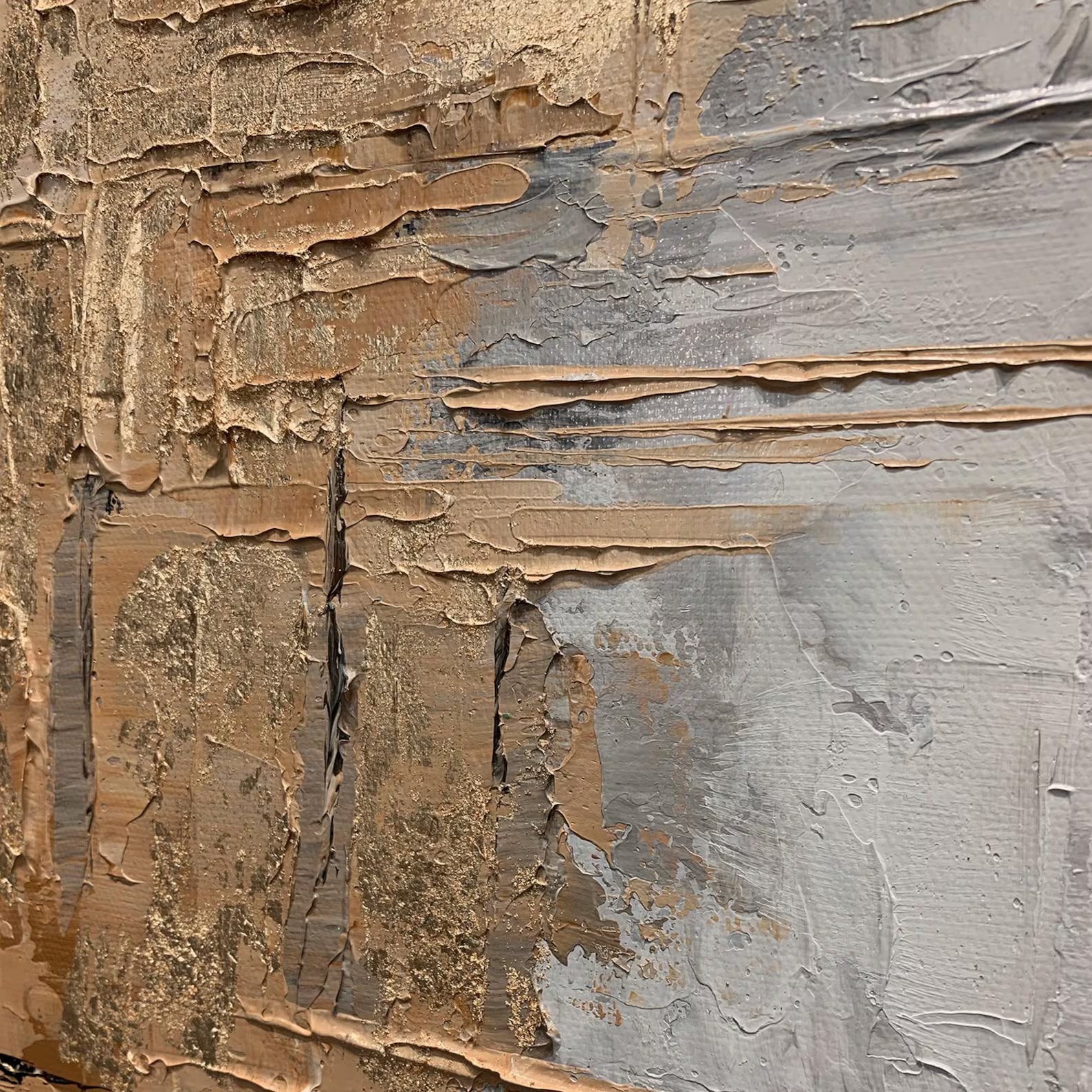 Textured Metallic Elegance | Gold Gray