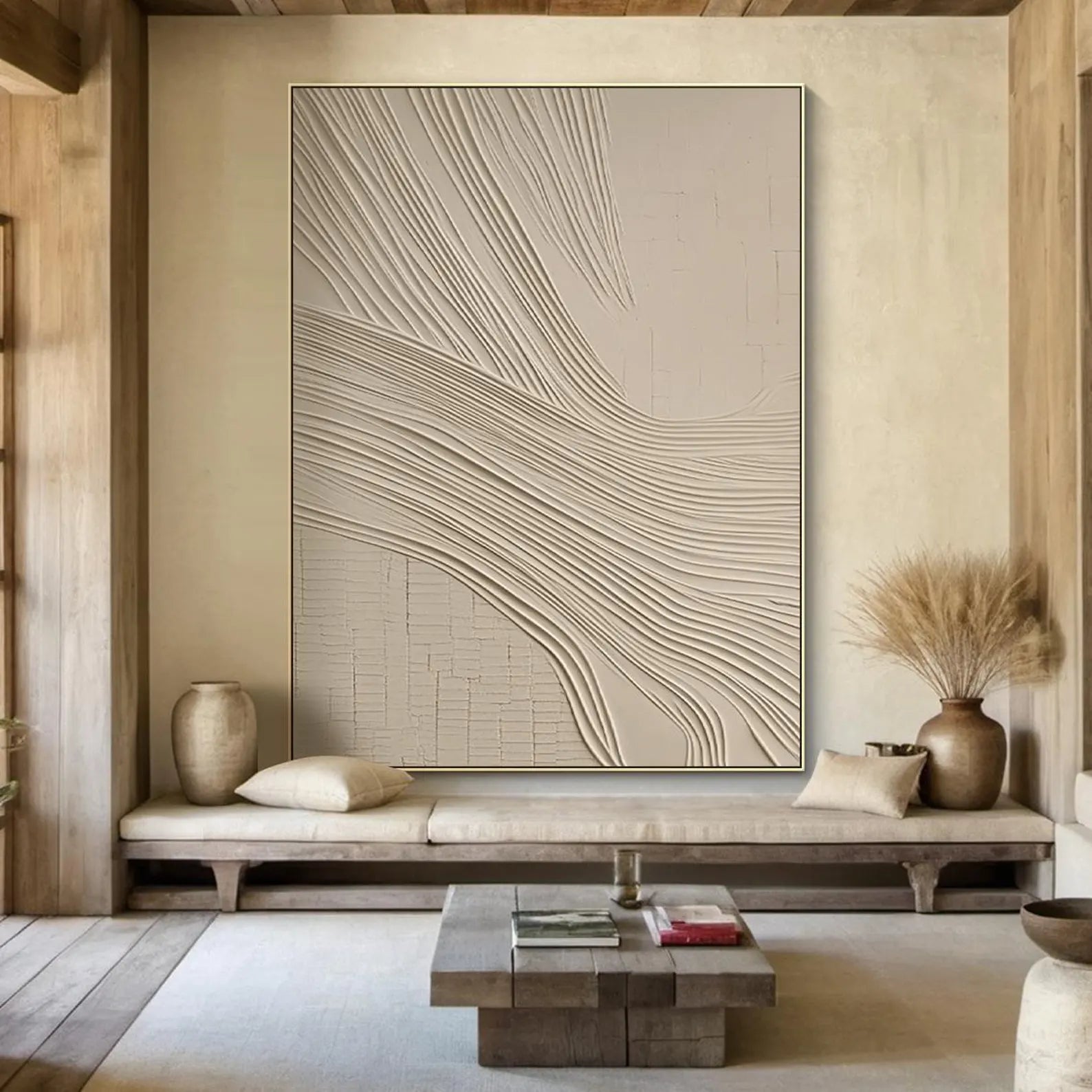 Textured Flowing Art | Tranquil Elegance
