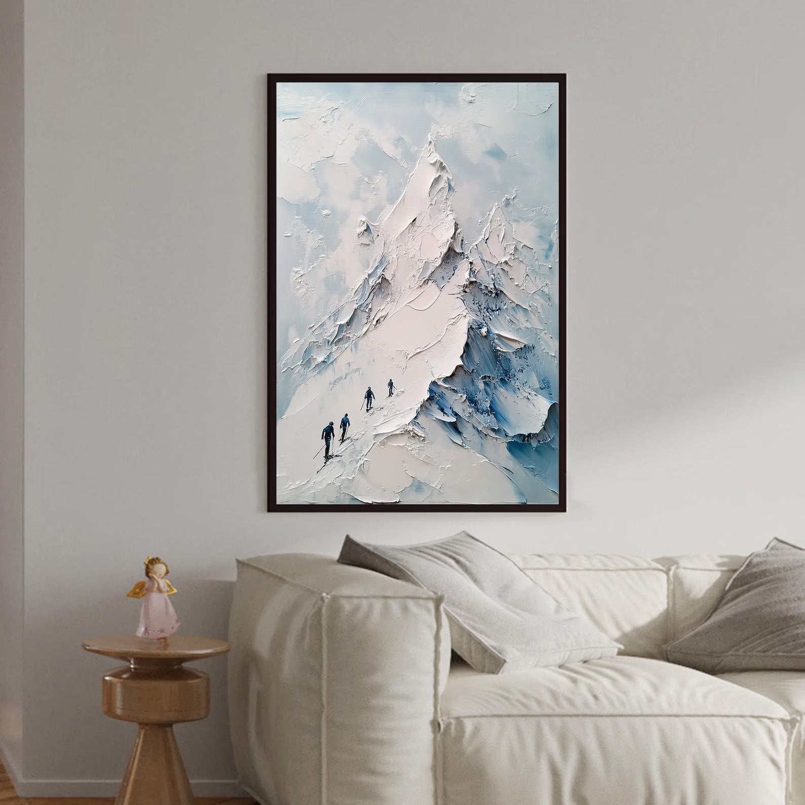 Textured Snowy Peaks | Ski Trek