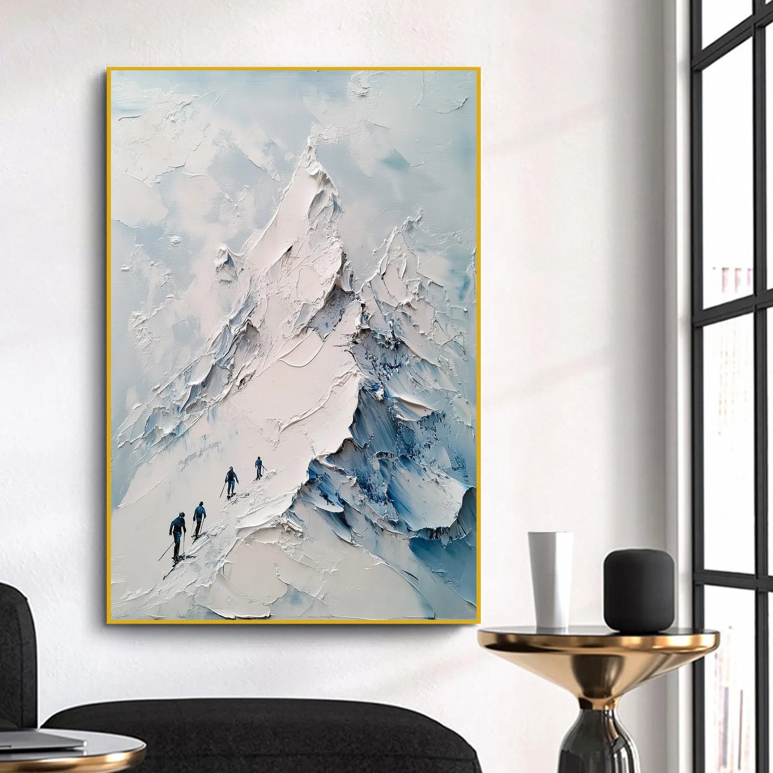 Textured Snowy Peaks | Ski Trek
