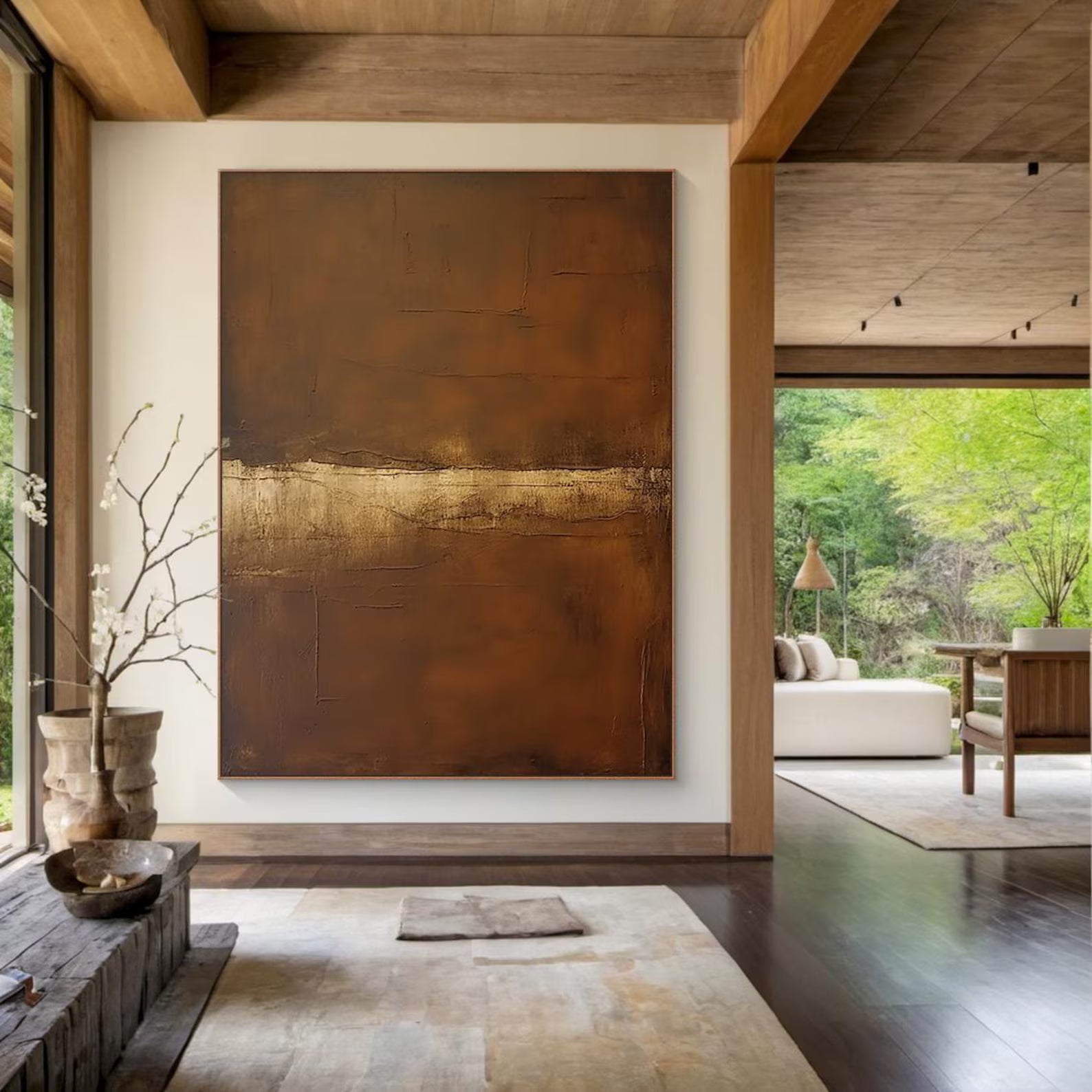 Textured Metallic Warmth | Bronze Rhythm