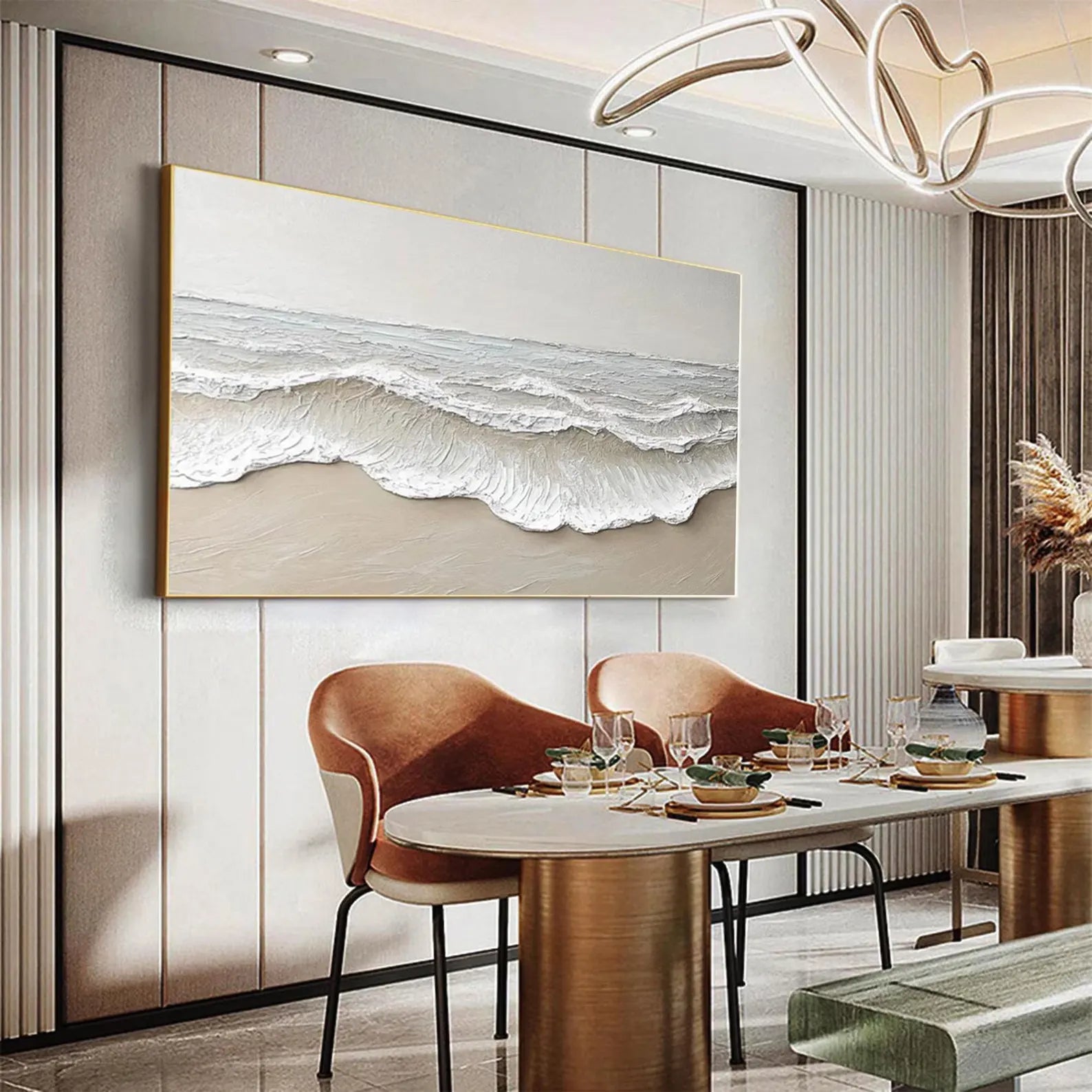 Textured Ocean Surge | Creamy Foam