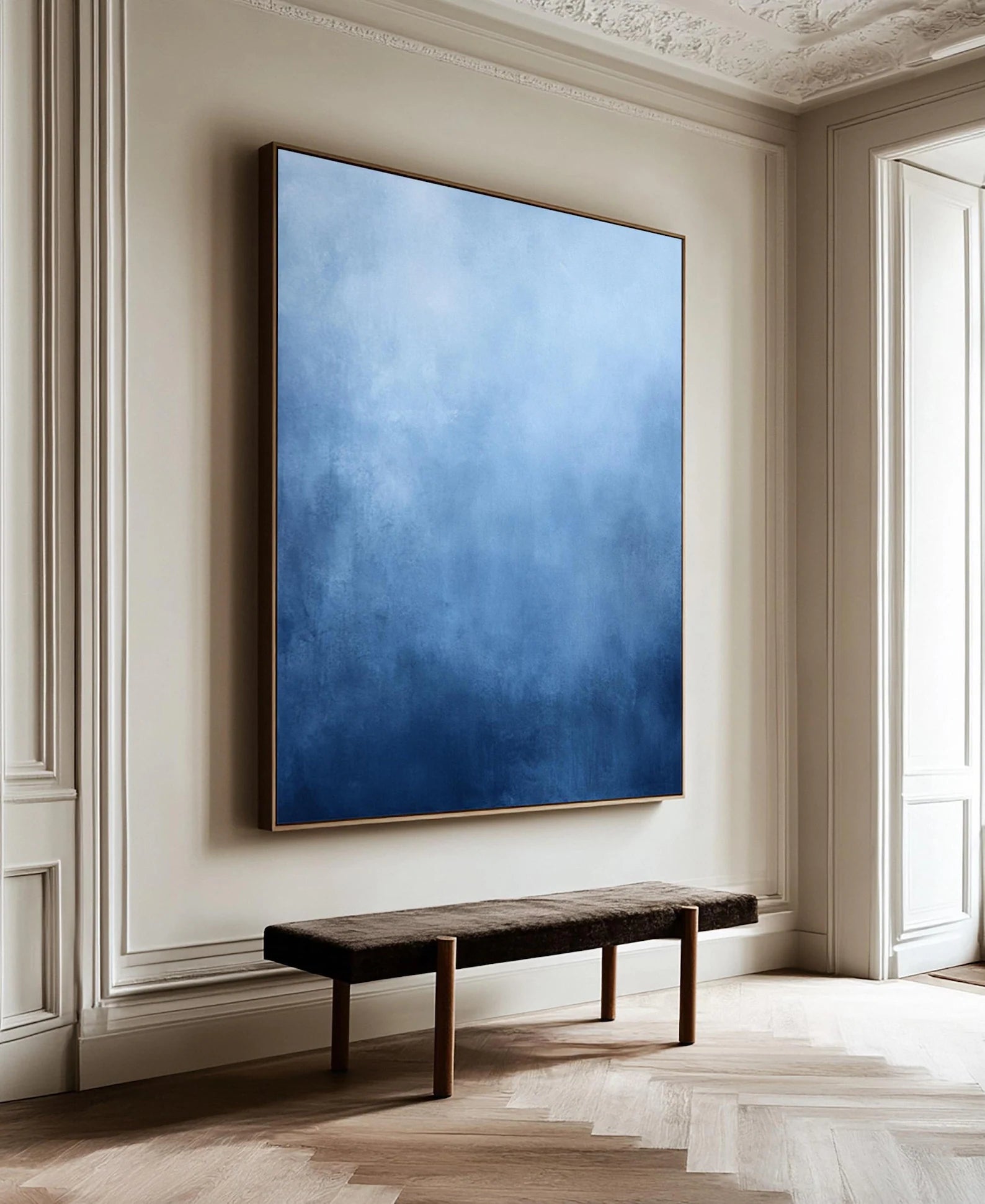 Textured Azure Serenity | Blue Haze