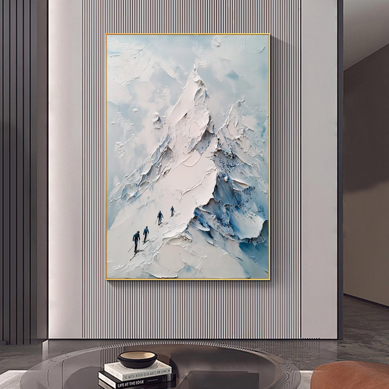 Textured Snowy Peaks | Ski Trek