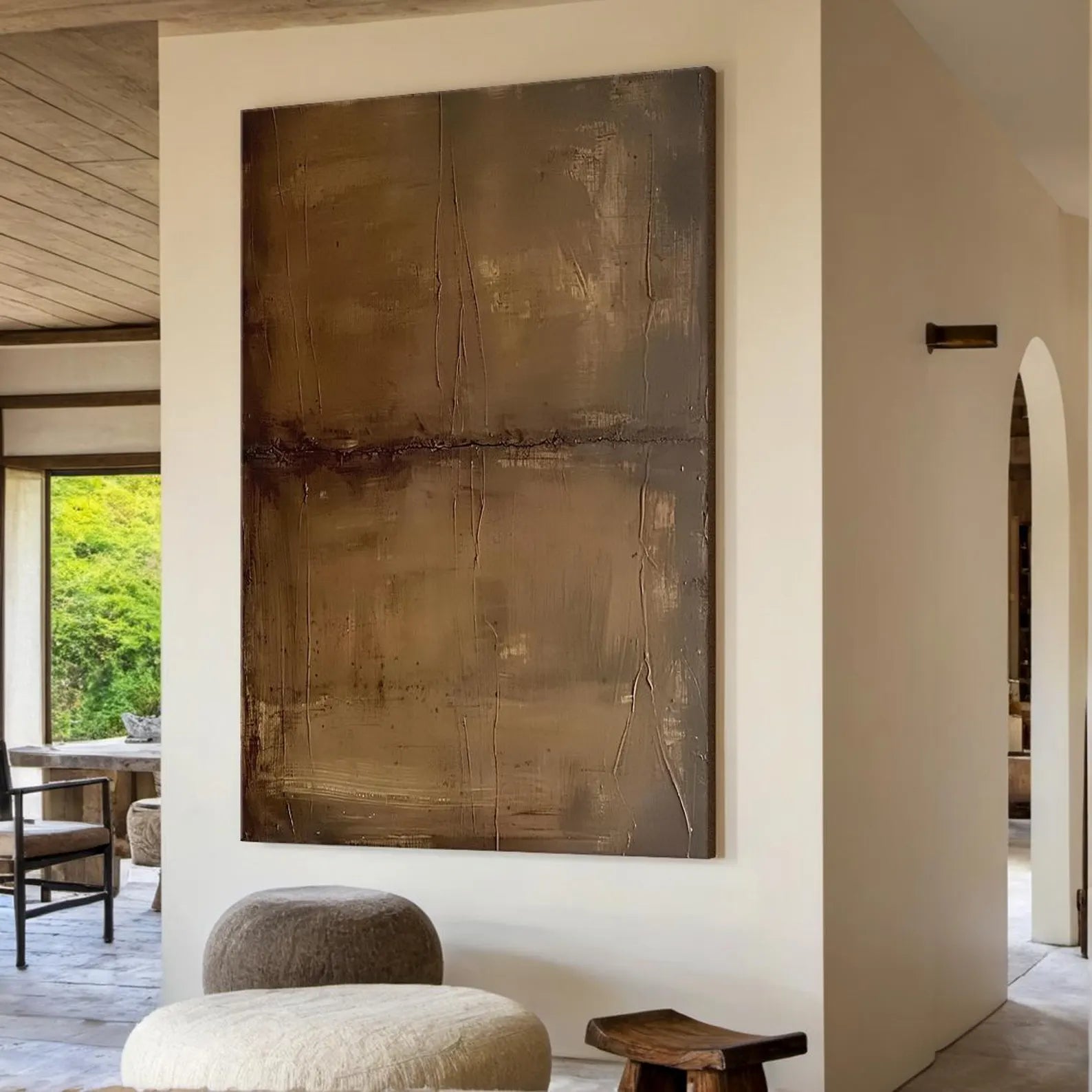 Textured Earthy Minimalism | Brown Beige