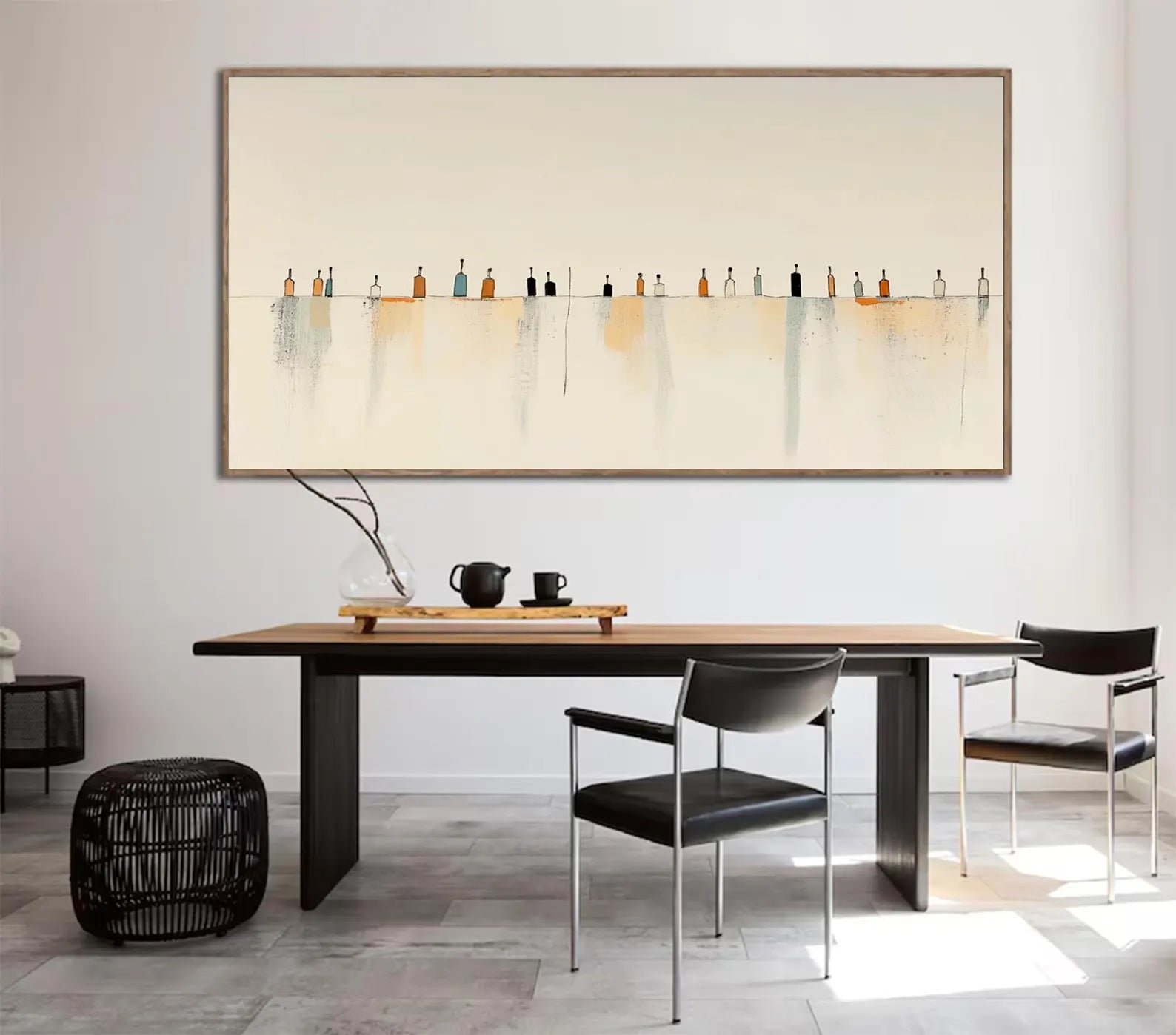 Minimalist Bottle Line Art | Subtle Charm