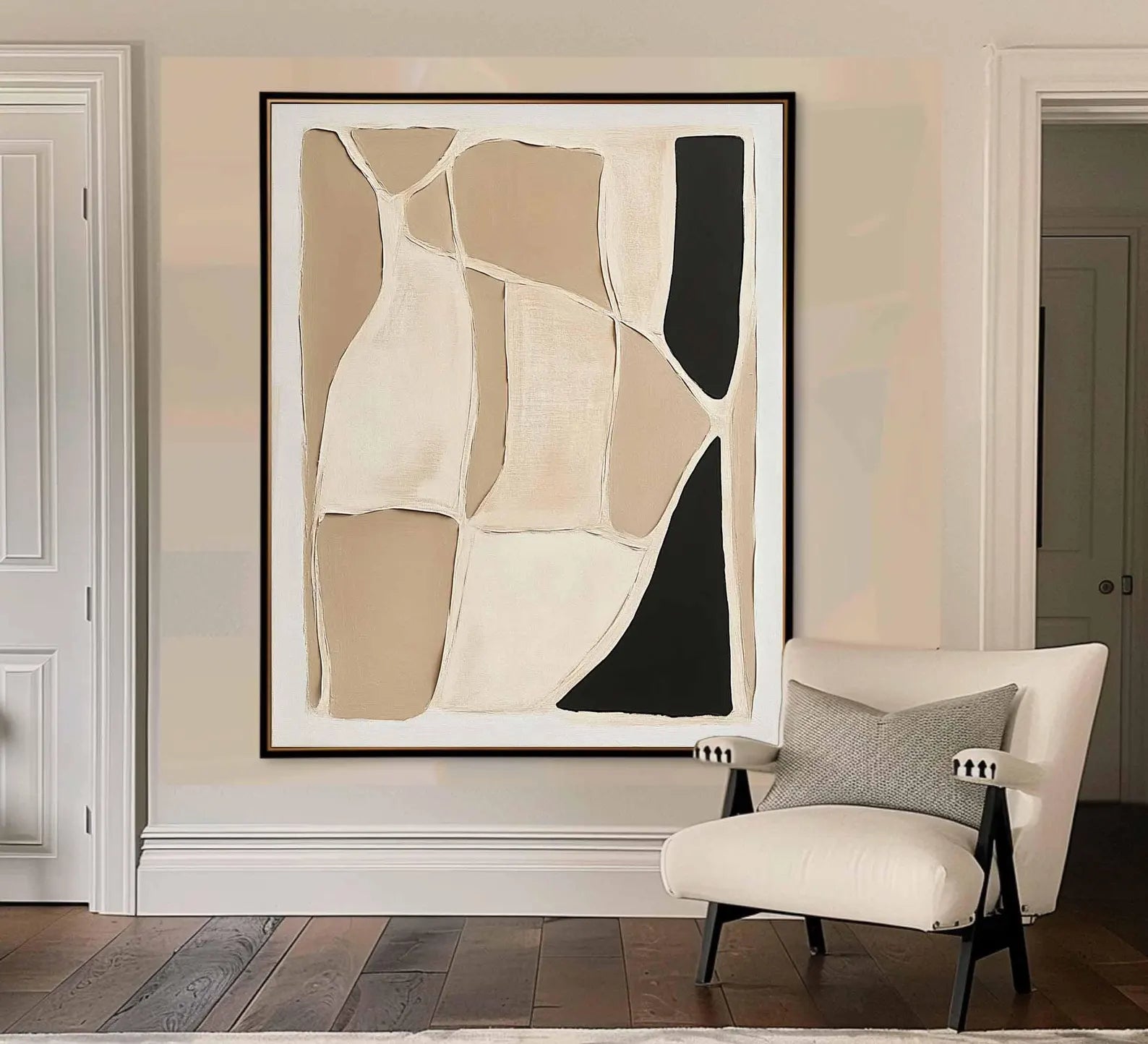 Textured Geometric Abstract | Refined Luxe