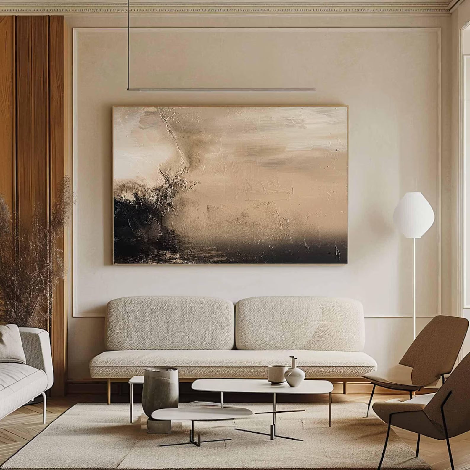 Textured Landscape Abstract | Elegant Luxe