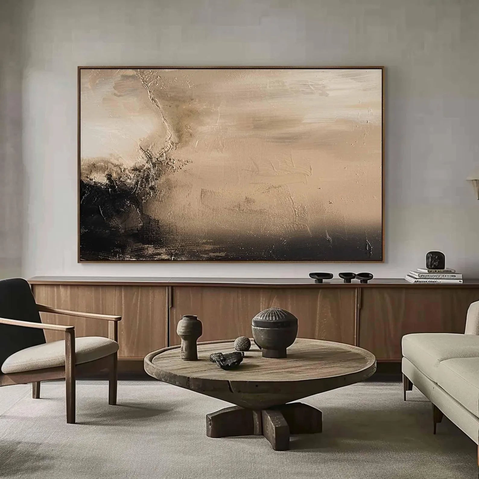 Textured Landscape Abstract | Elegant Luxe