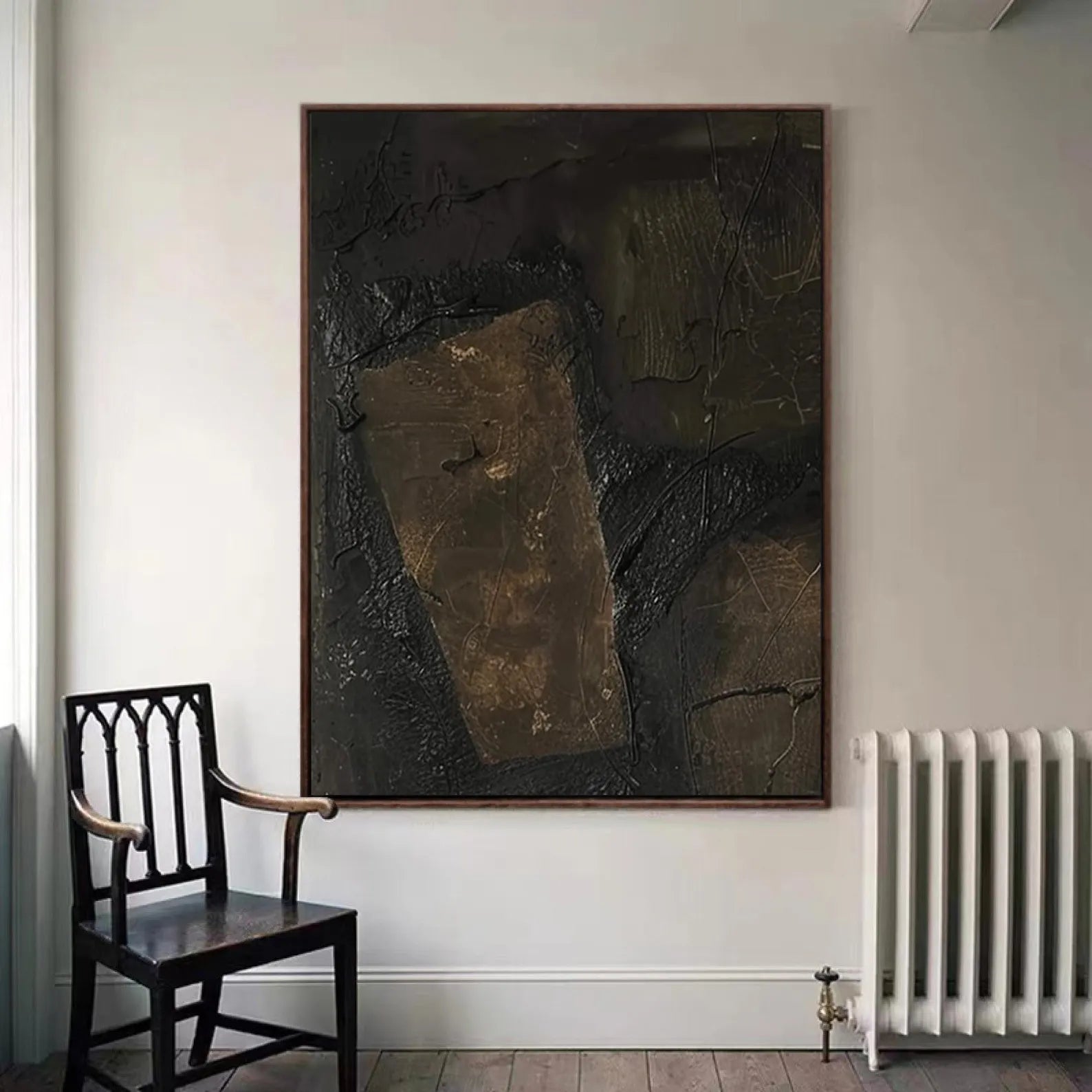 Textured Abstract Art | Dark Luxe Depth