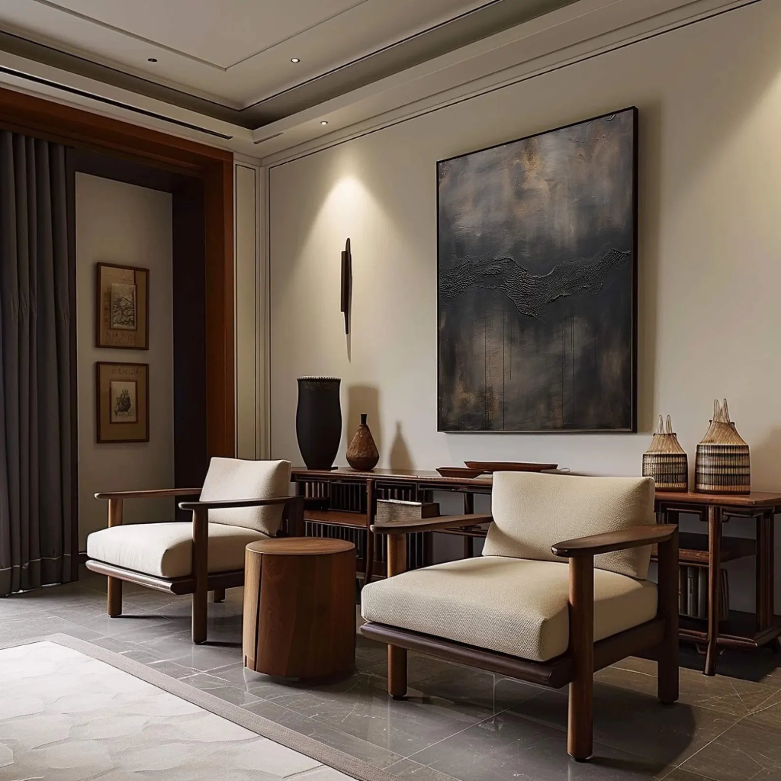 Textured Minimalist Abstract Art | Subtle Depth