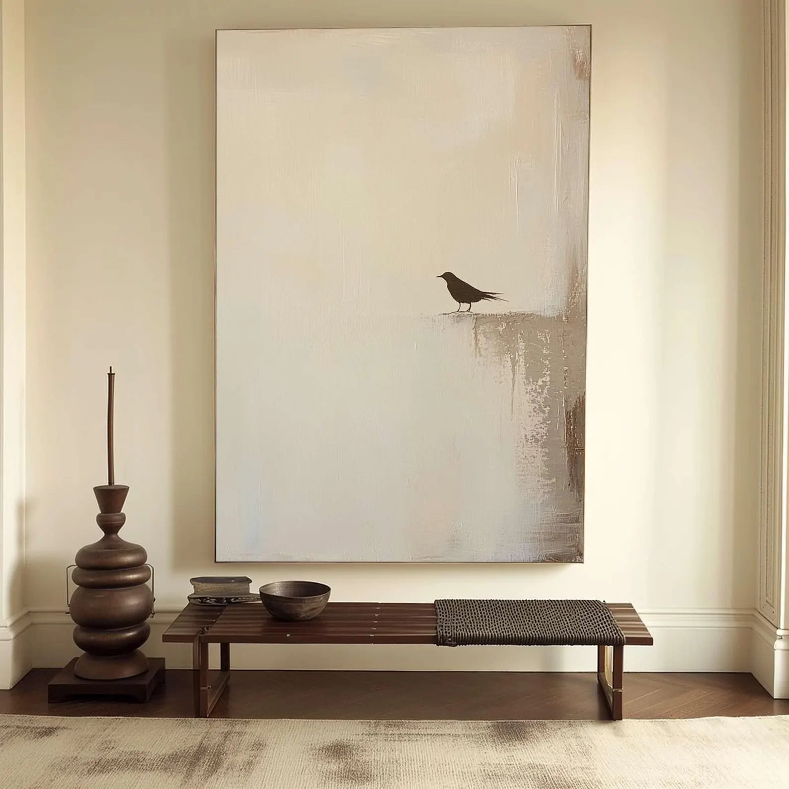 Textured Minimalist Abstract | Serene Luxe