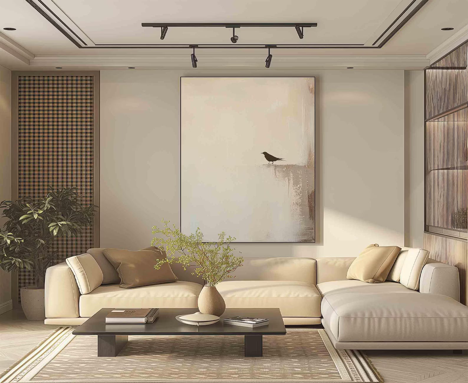 Textured Minimalist Abstract | Serene Luxe