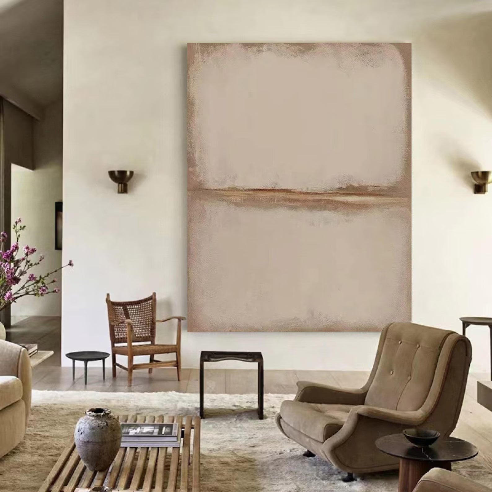 Textured Neutral Abstract | Elegant Luxe