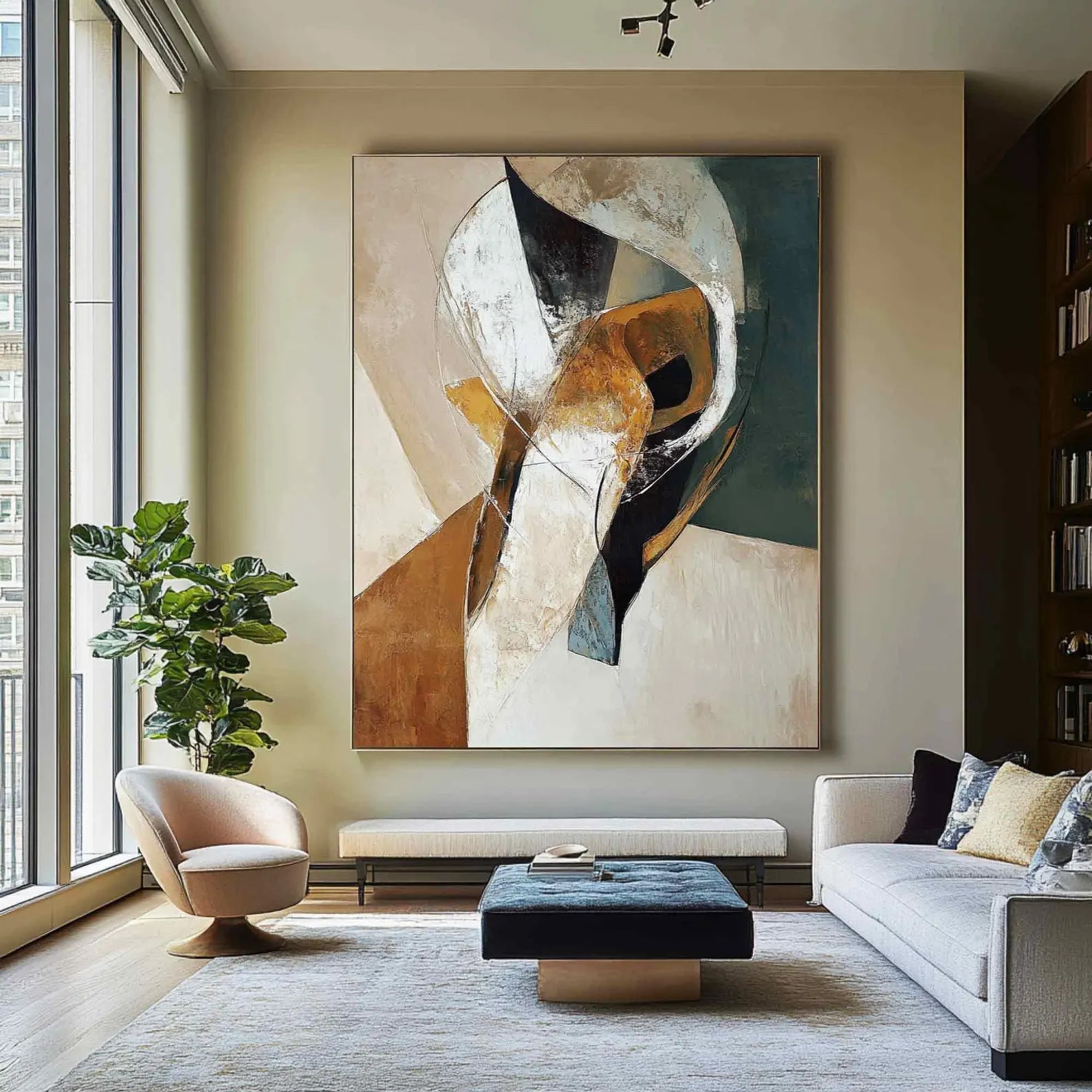 Geometric Multitone Art | Artistic Dynamism