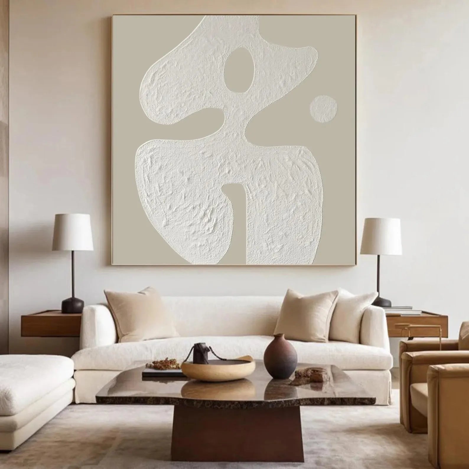 Textured Organic Art | Understated Elegance