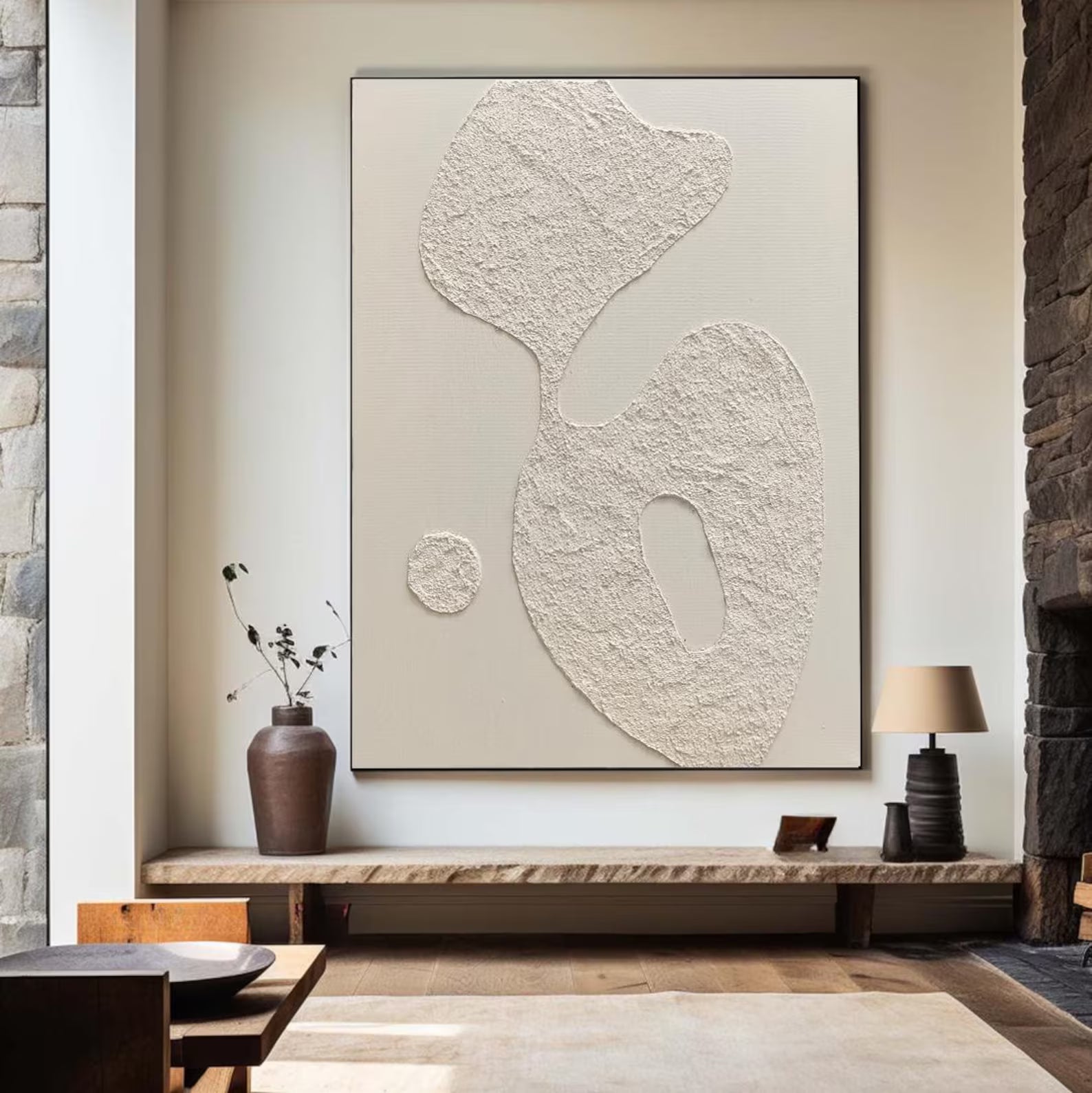 Textured Organic Art | Serene Charm