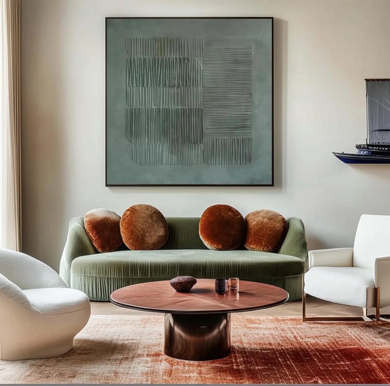 Textured Abstract Wall Art | Minimalist Modern Charm