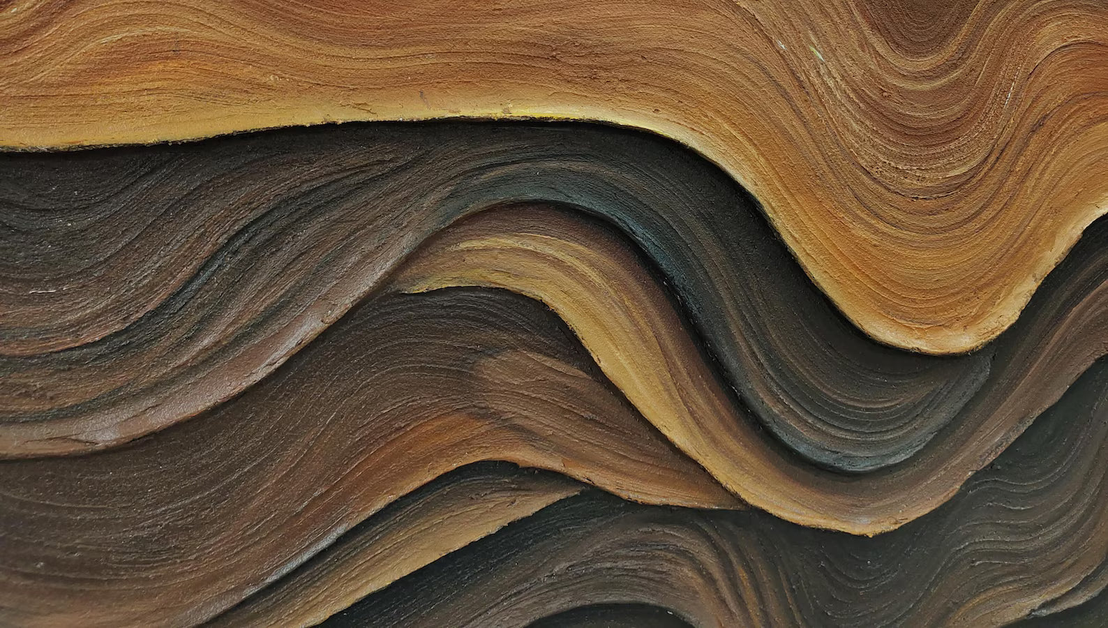 Textured Wave Abstract | Artistic Luxe