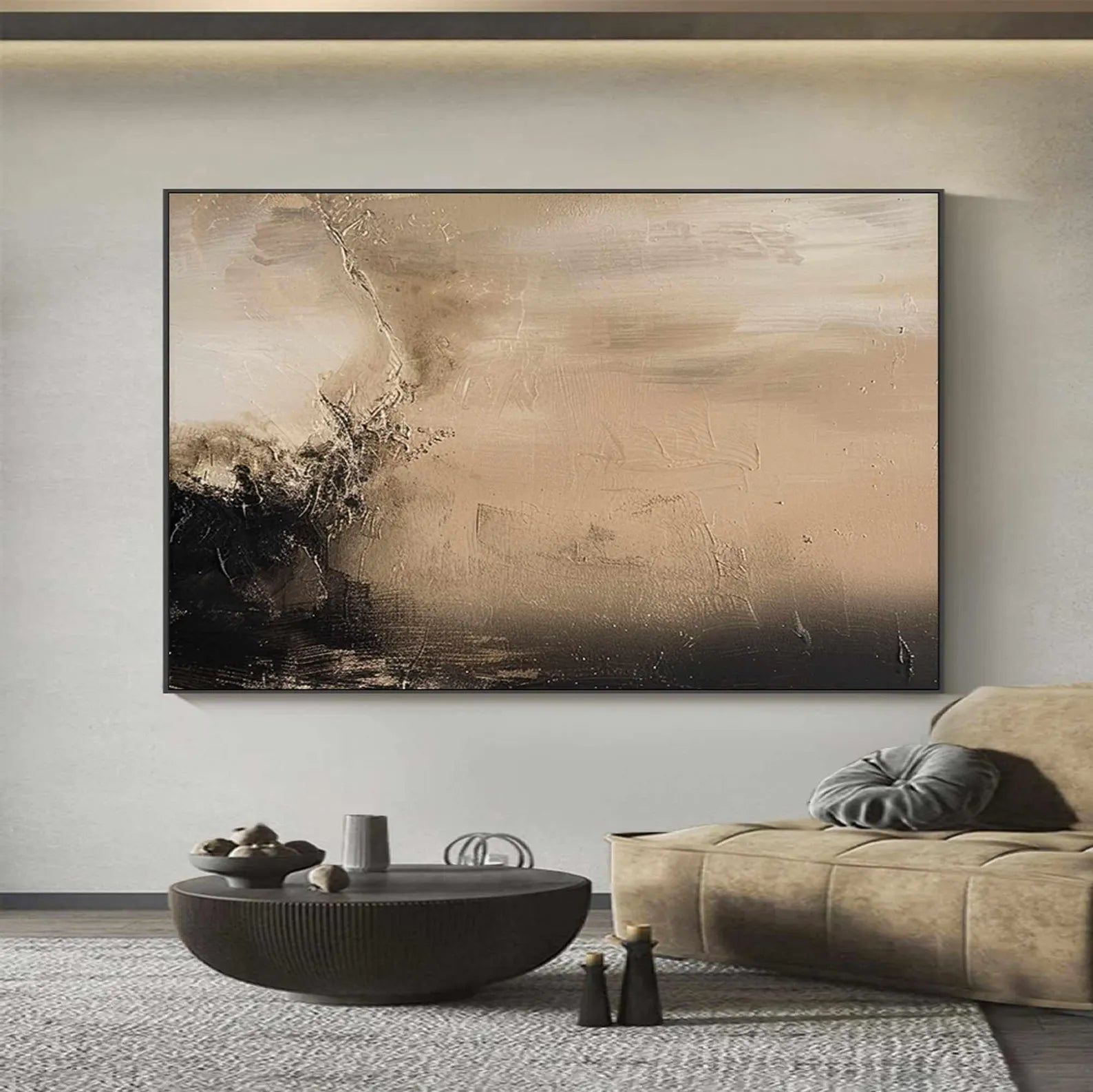 Textured Landscape Abstract | Elegant Luxe