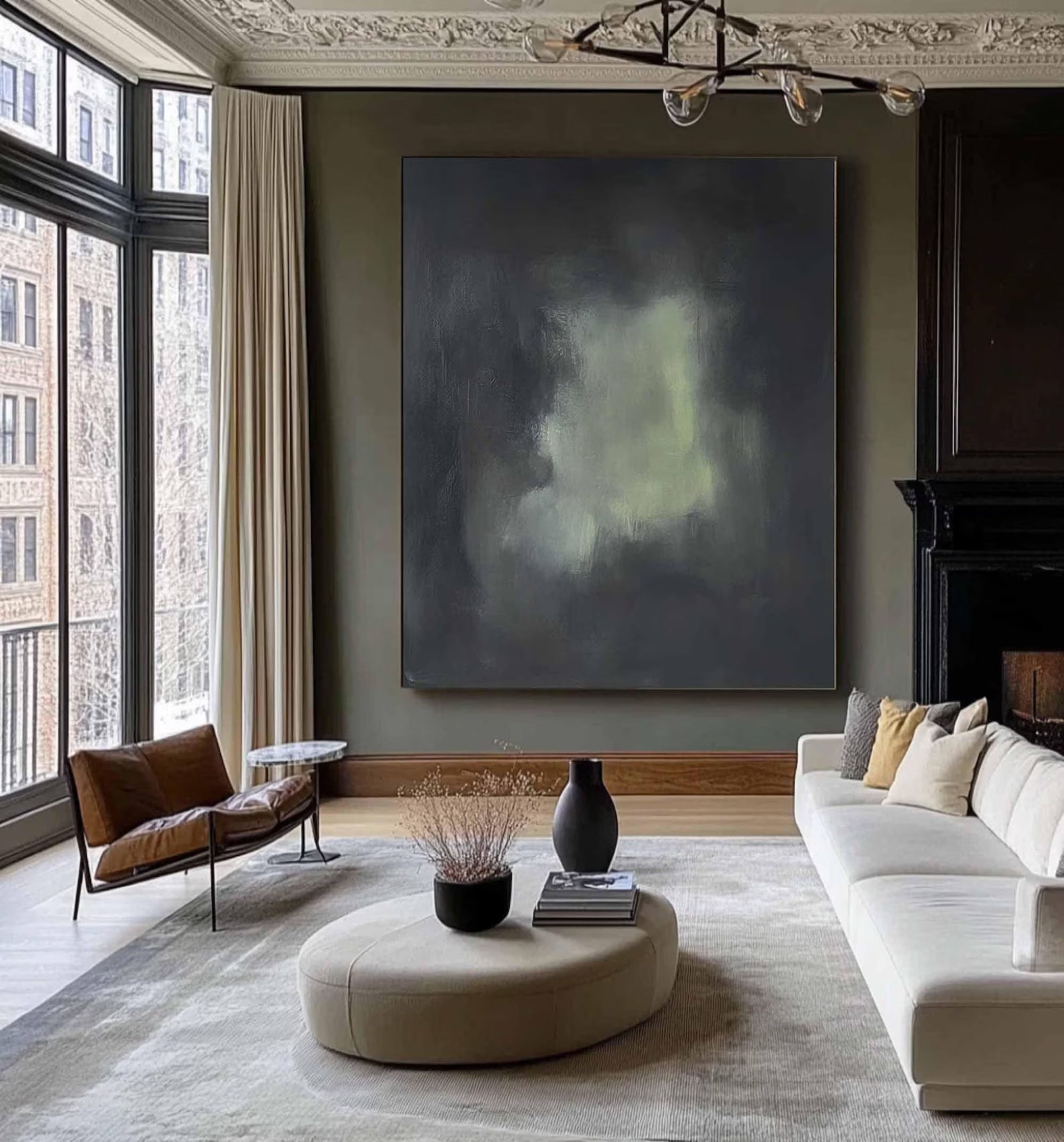 Textured Moody Abstract | Subtle Luxe