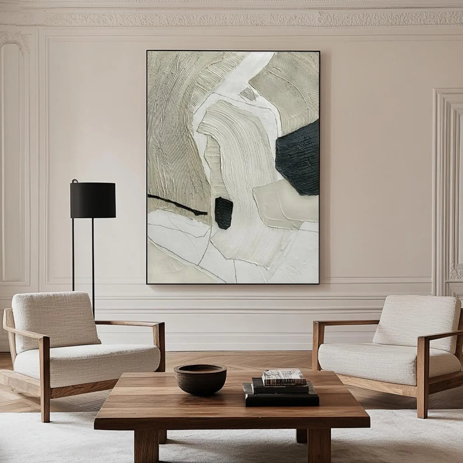 Textured Flowing Art | Subtle Modernity