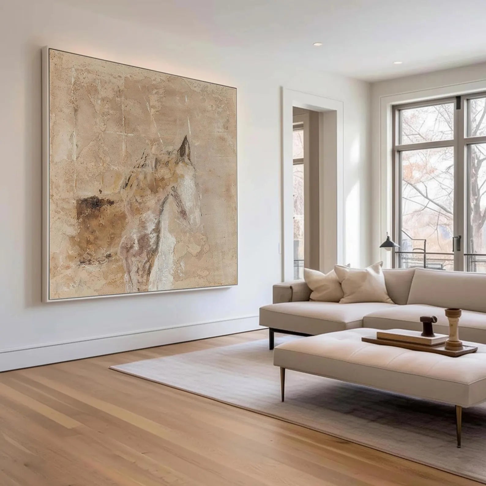 Textured Neutral Art | Organic Tranquility