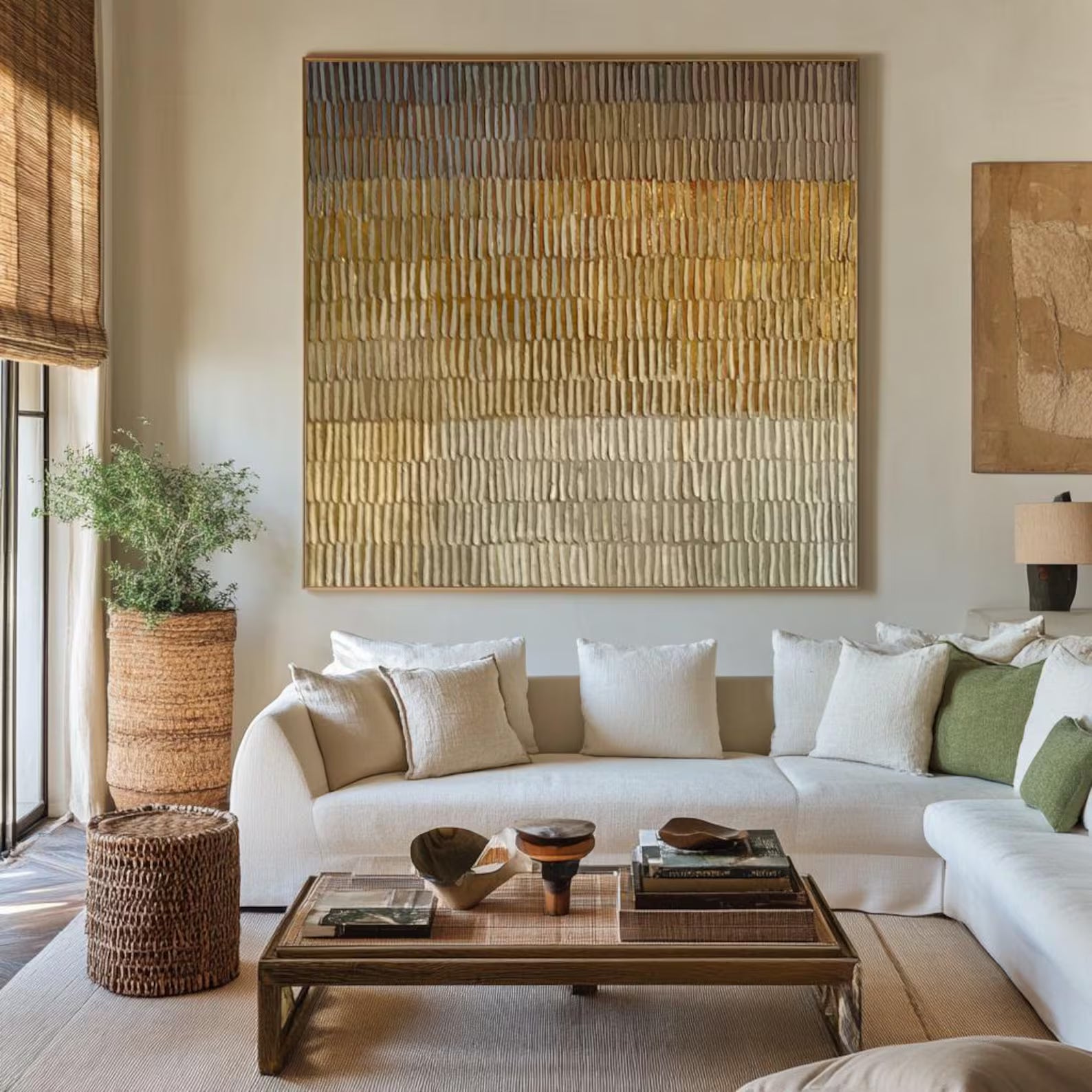 Textured Ombre Art | Sophisticated Calm