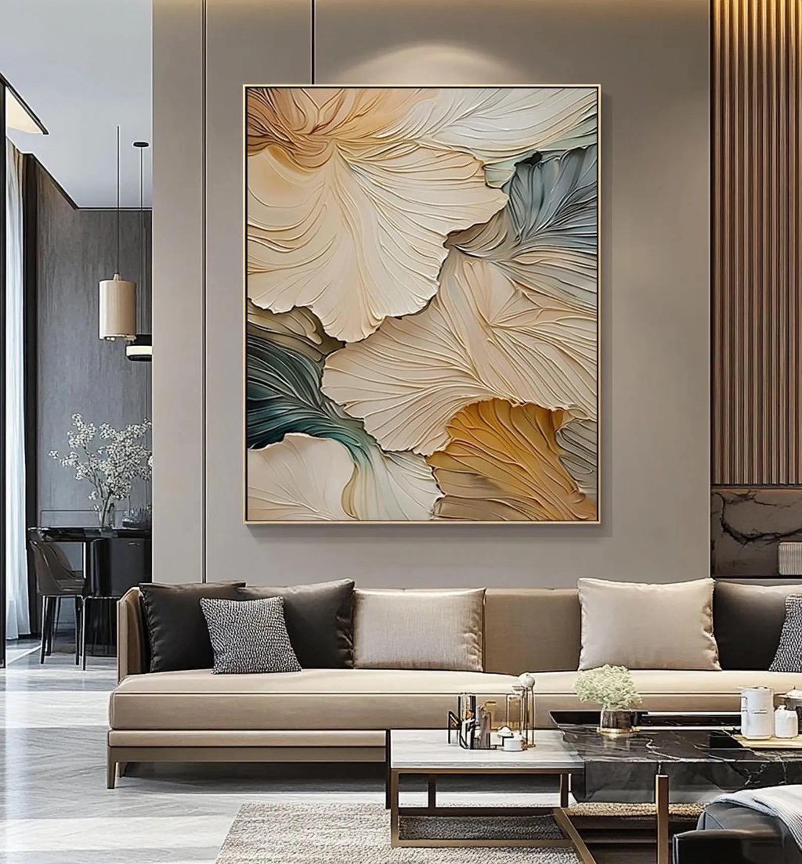 Textured Floral Art | Timeless Grace