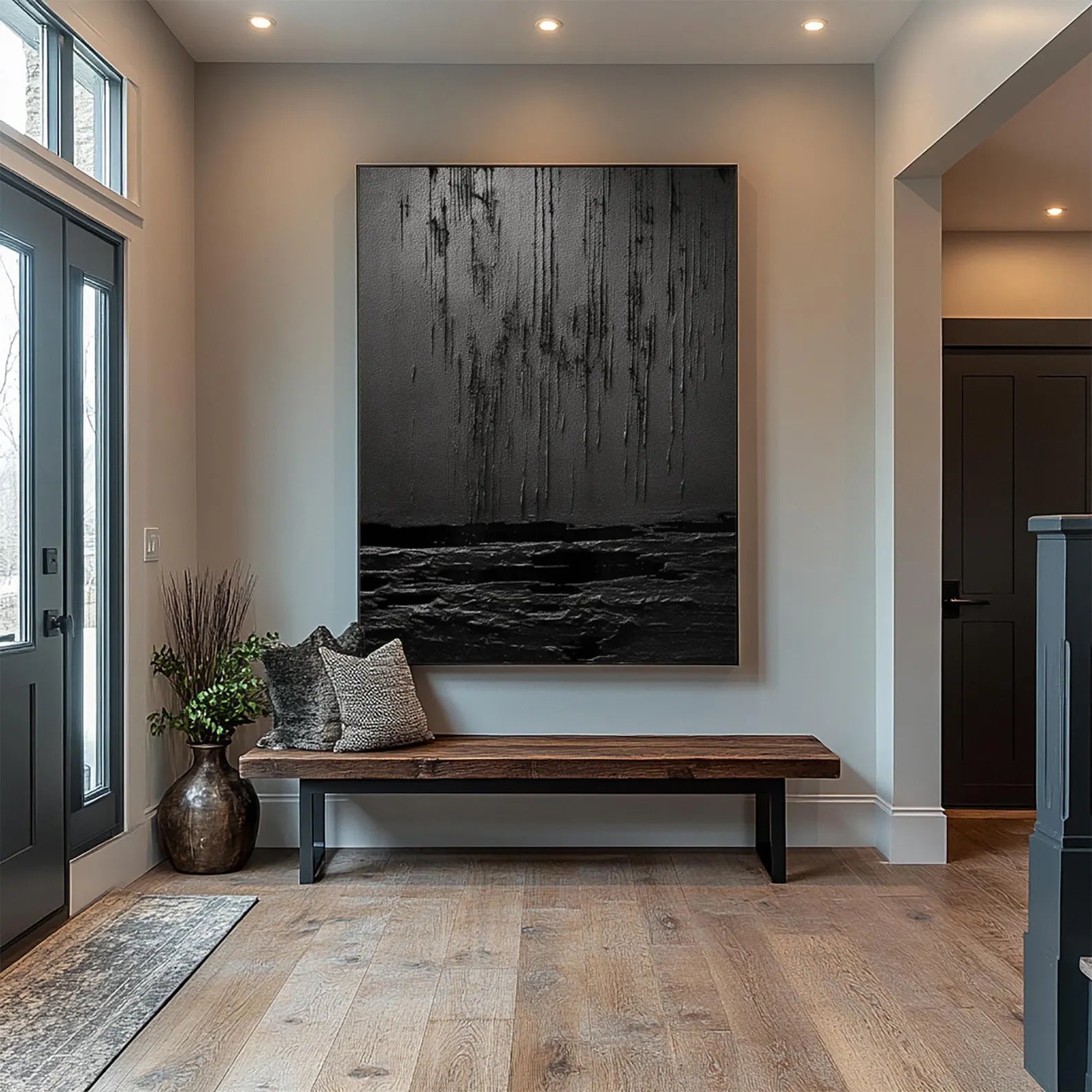 Textured Dark Majesty | Black Flow