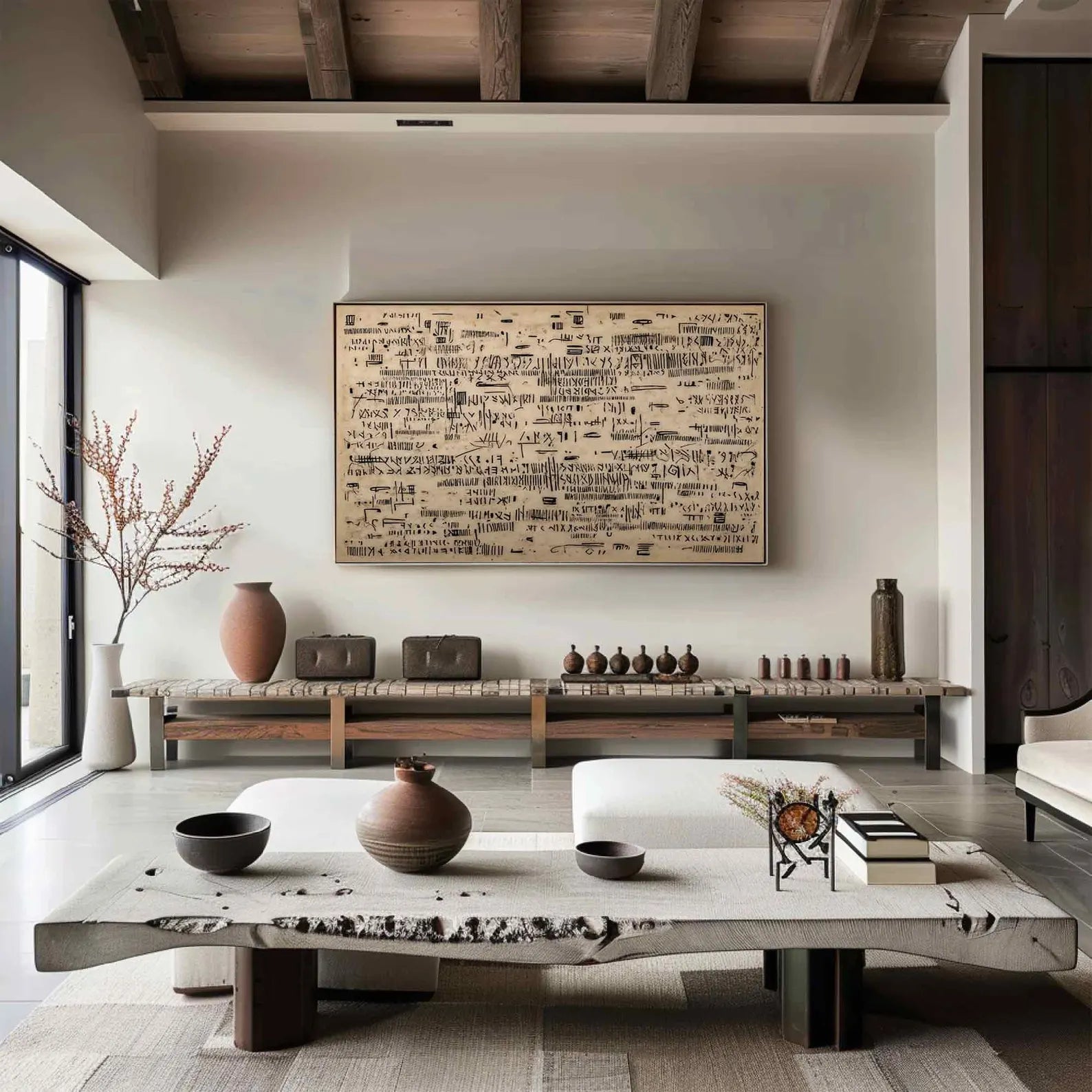 Linear Calligraphic Art | Eclectic Sophistication